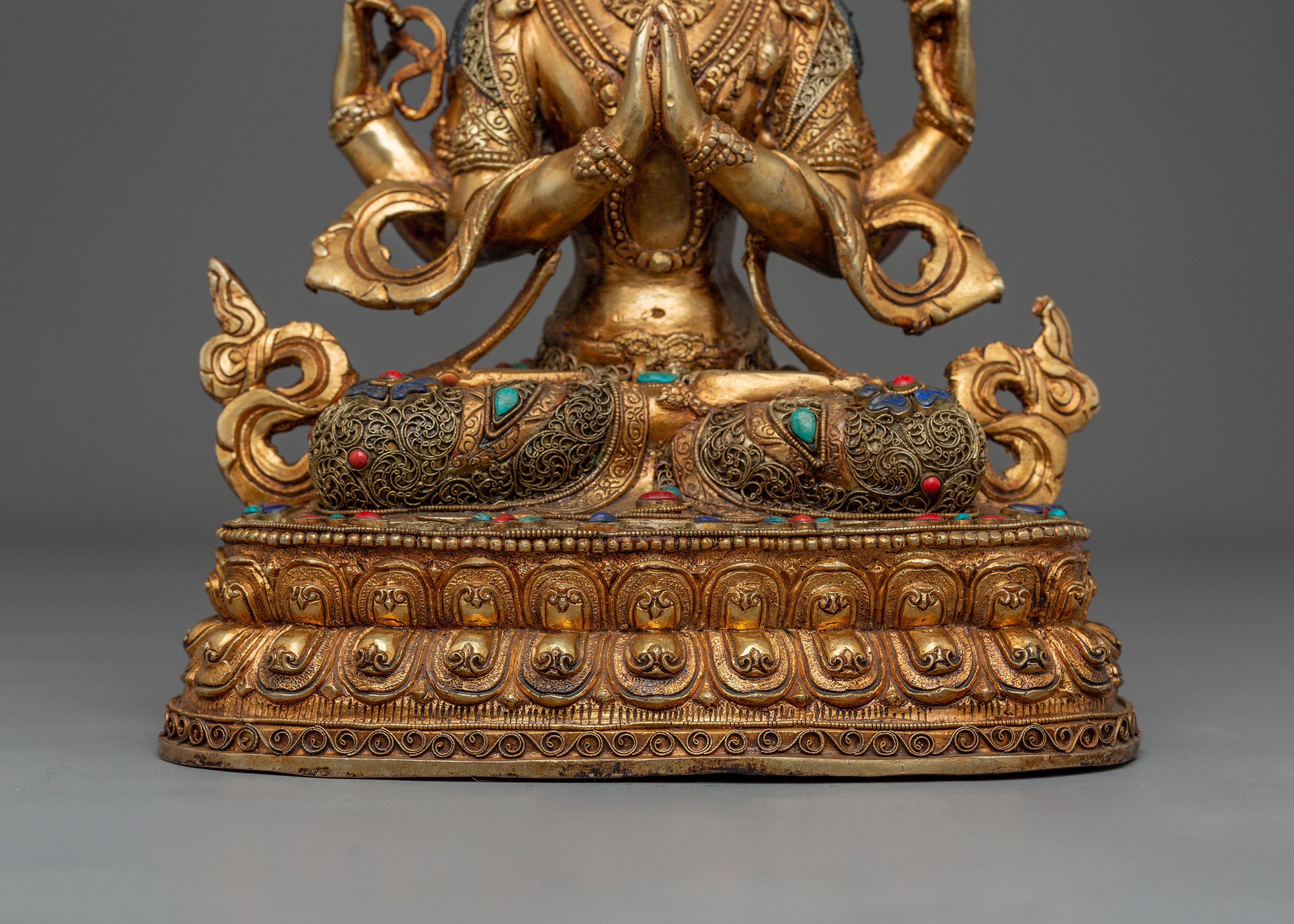Spiritual Guardian Chenrezig Statue | Sacred Buddhist Art