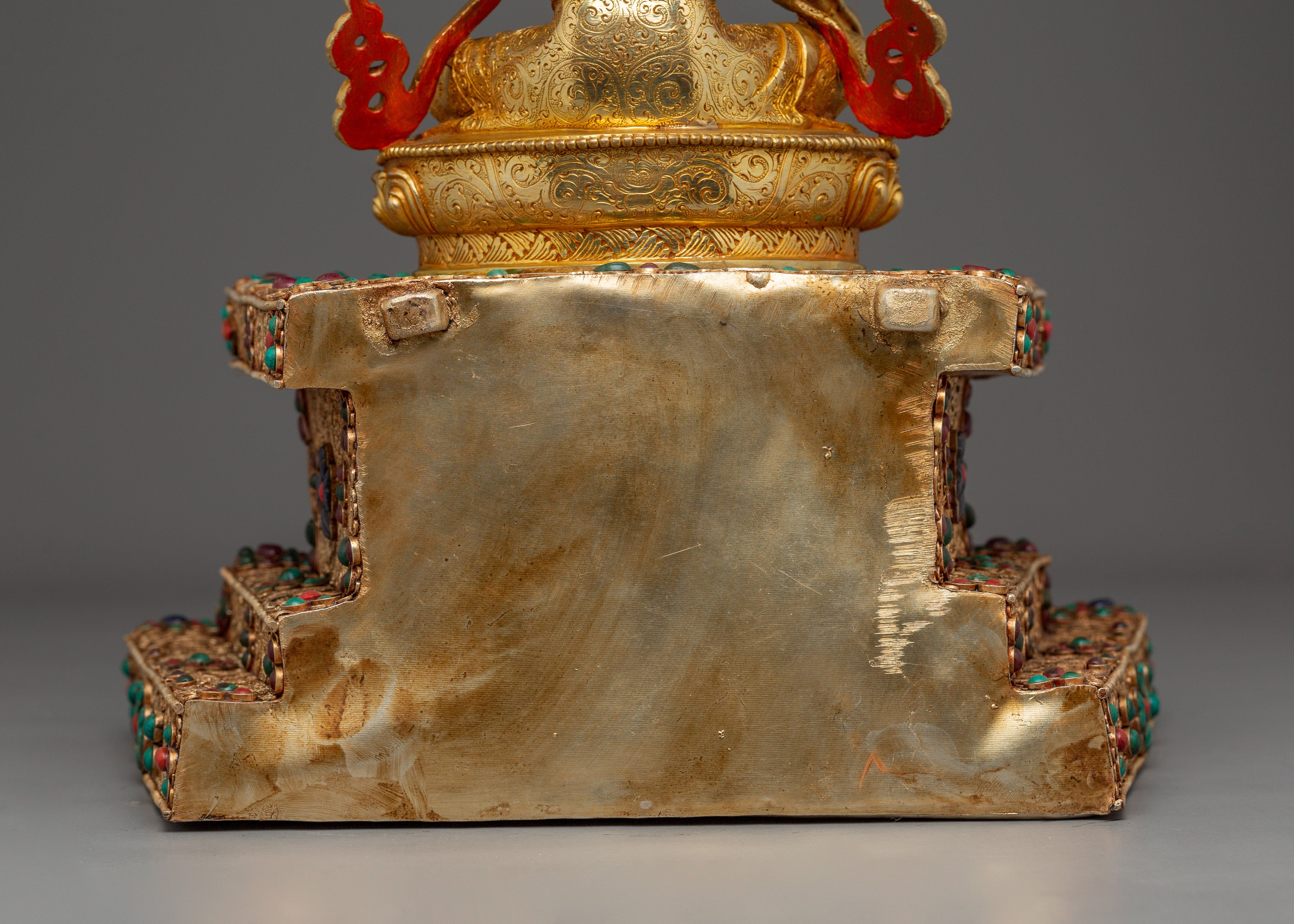 Green Tara With Throne Statue | Mother of Liberation