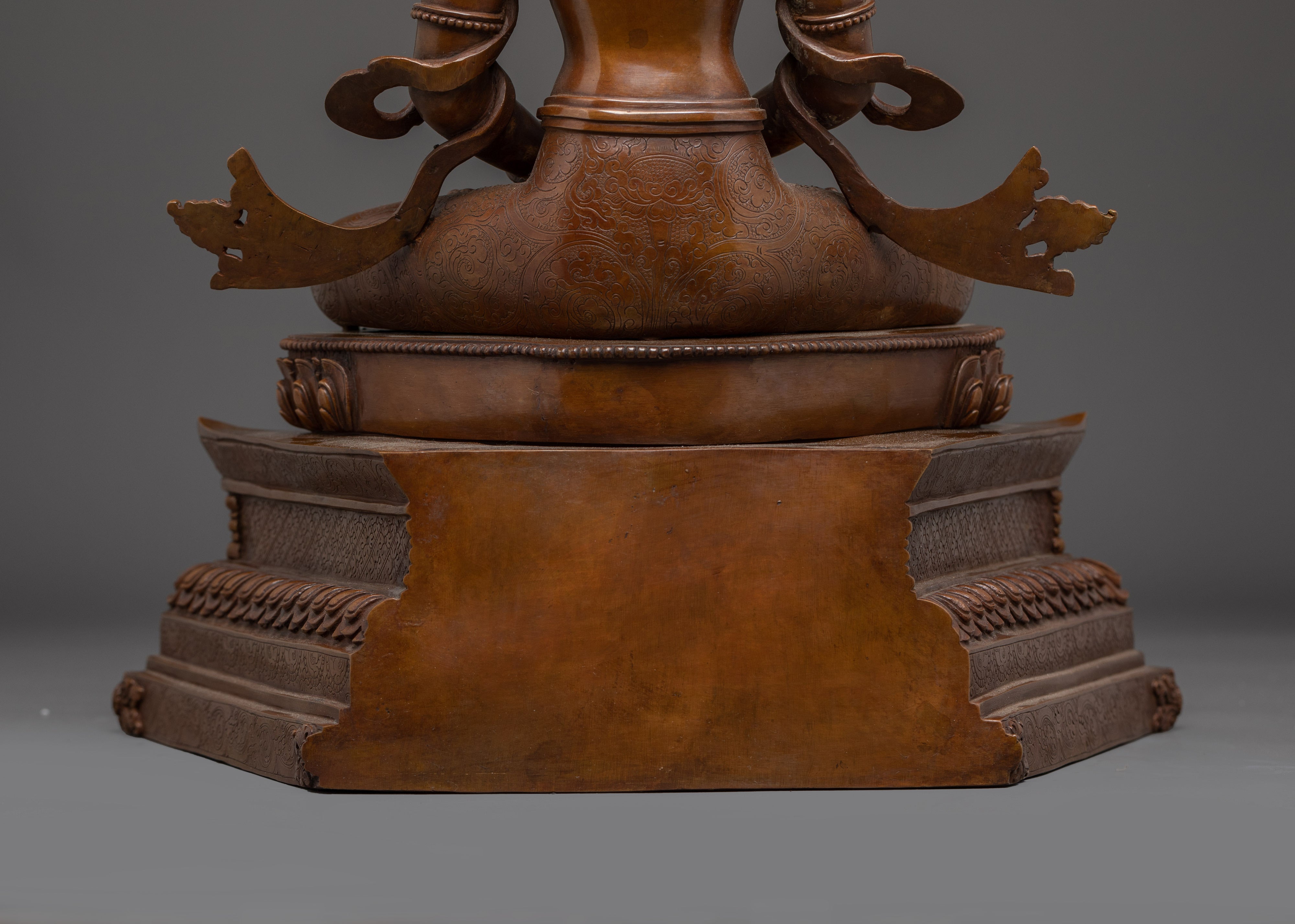 Amitayus with Throne | Buddhist Spiritual Artwork