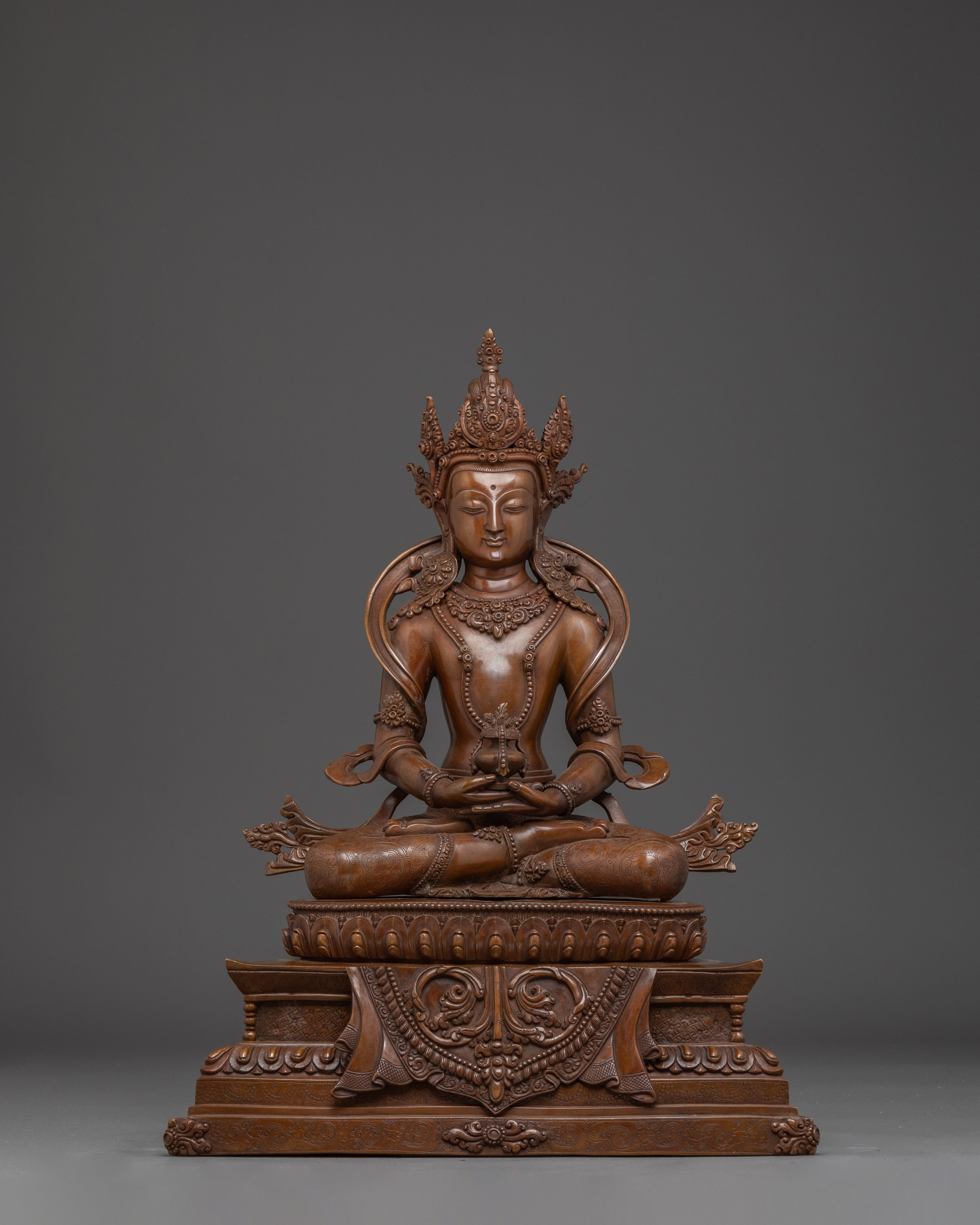 Amitayus with Throne | Buddhist Spiritual Artwork
