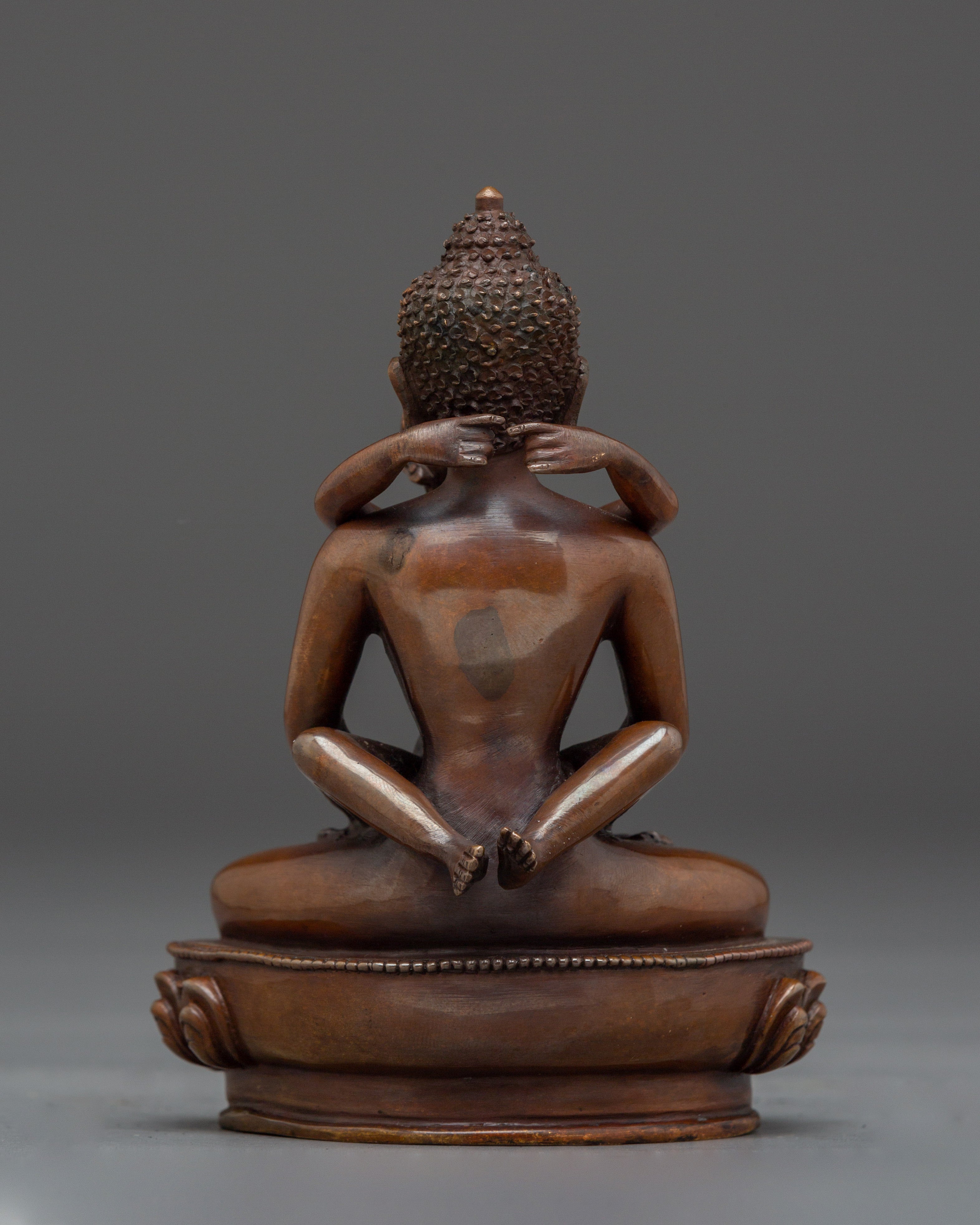 Samantha Bhadra with Consort Statue | Traditional Statue for Altar and Enlightenment