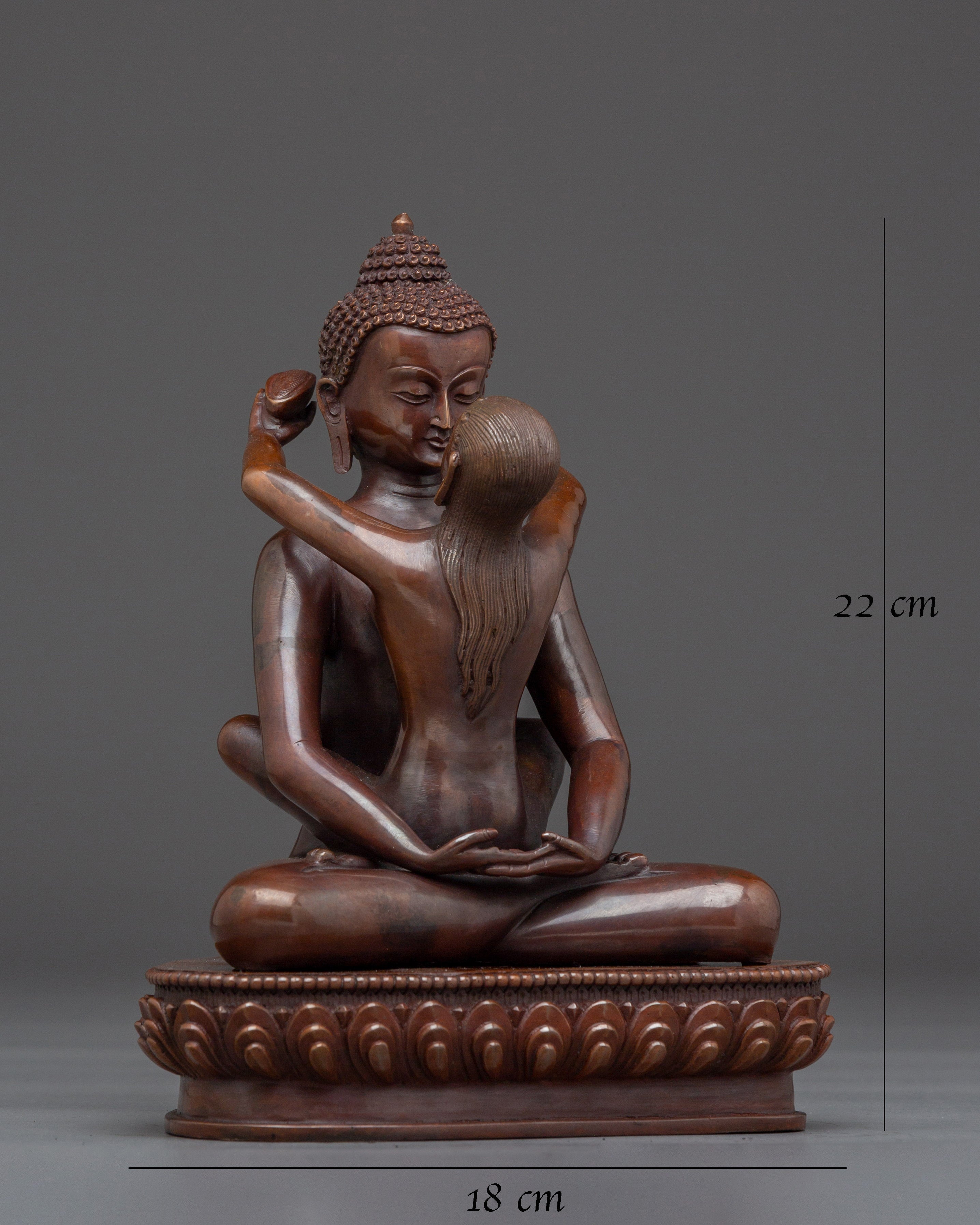 Samantha Bhadra Statue, Enlightened Union With Consort | Tibetan Art