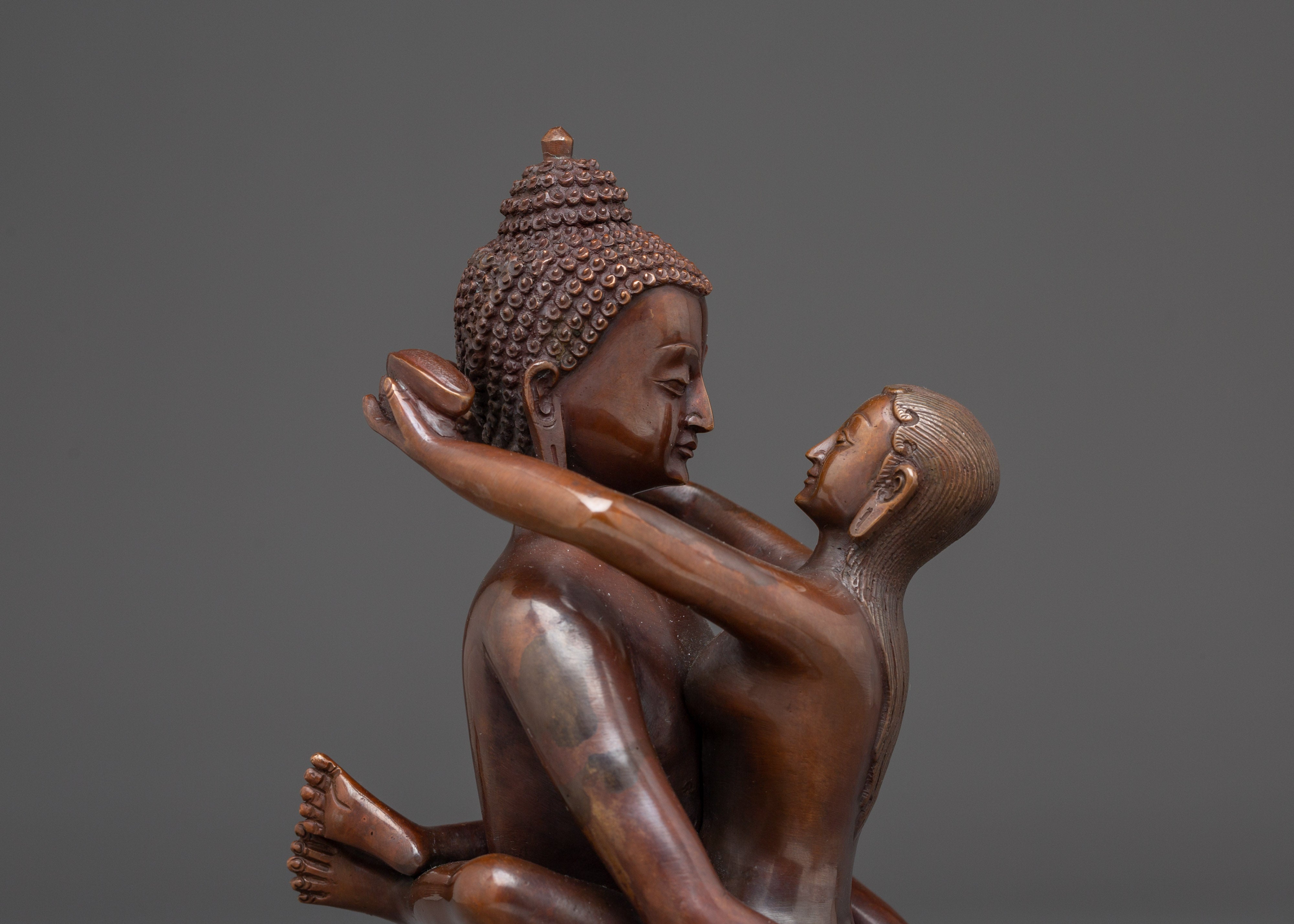 Samantha Bhadra Statue, Enlightened Union With Consort | Tibetan Art