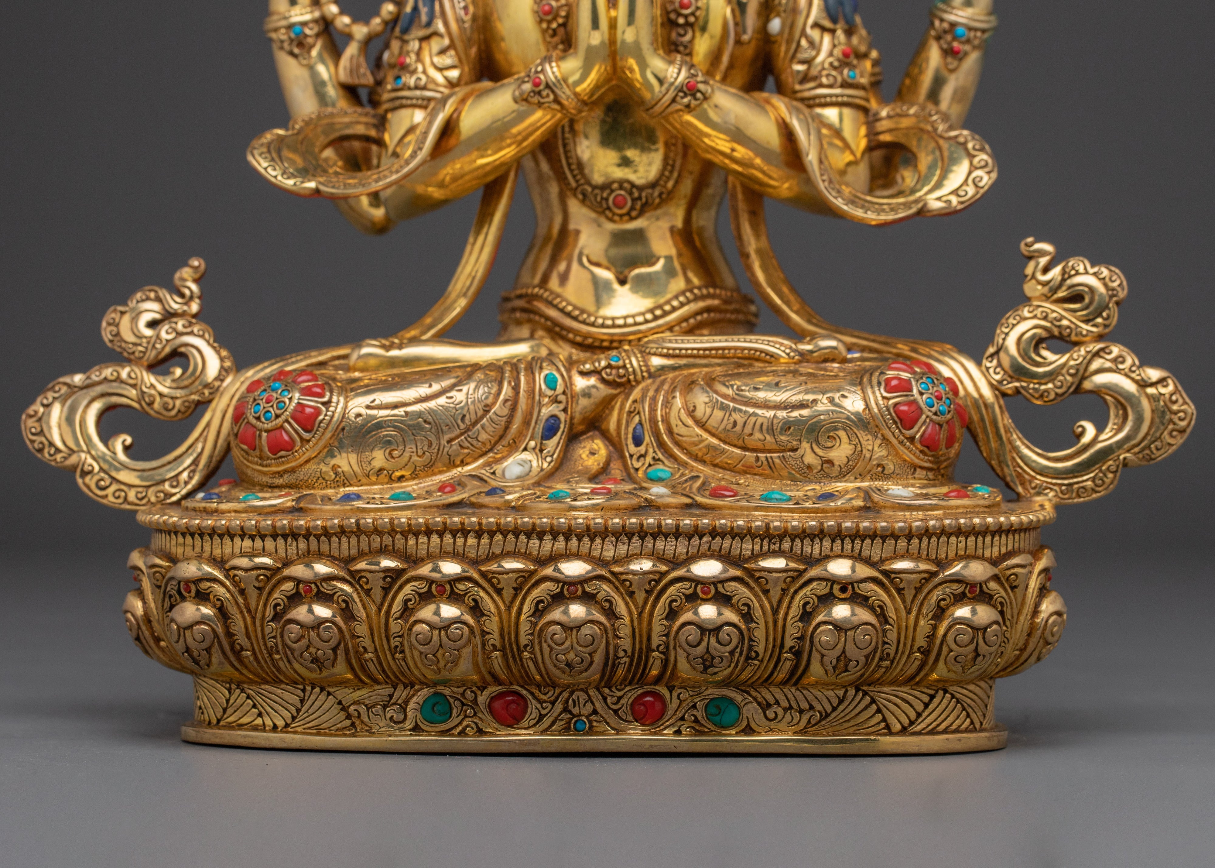 Handmade Art of Chenrezig | Also Known as Avalokiteshvara