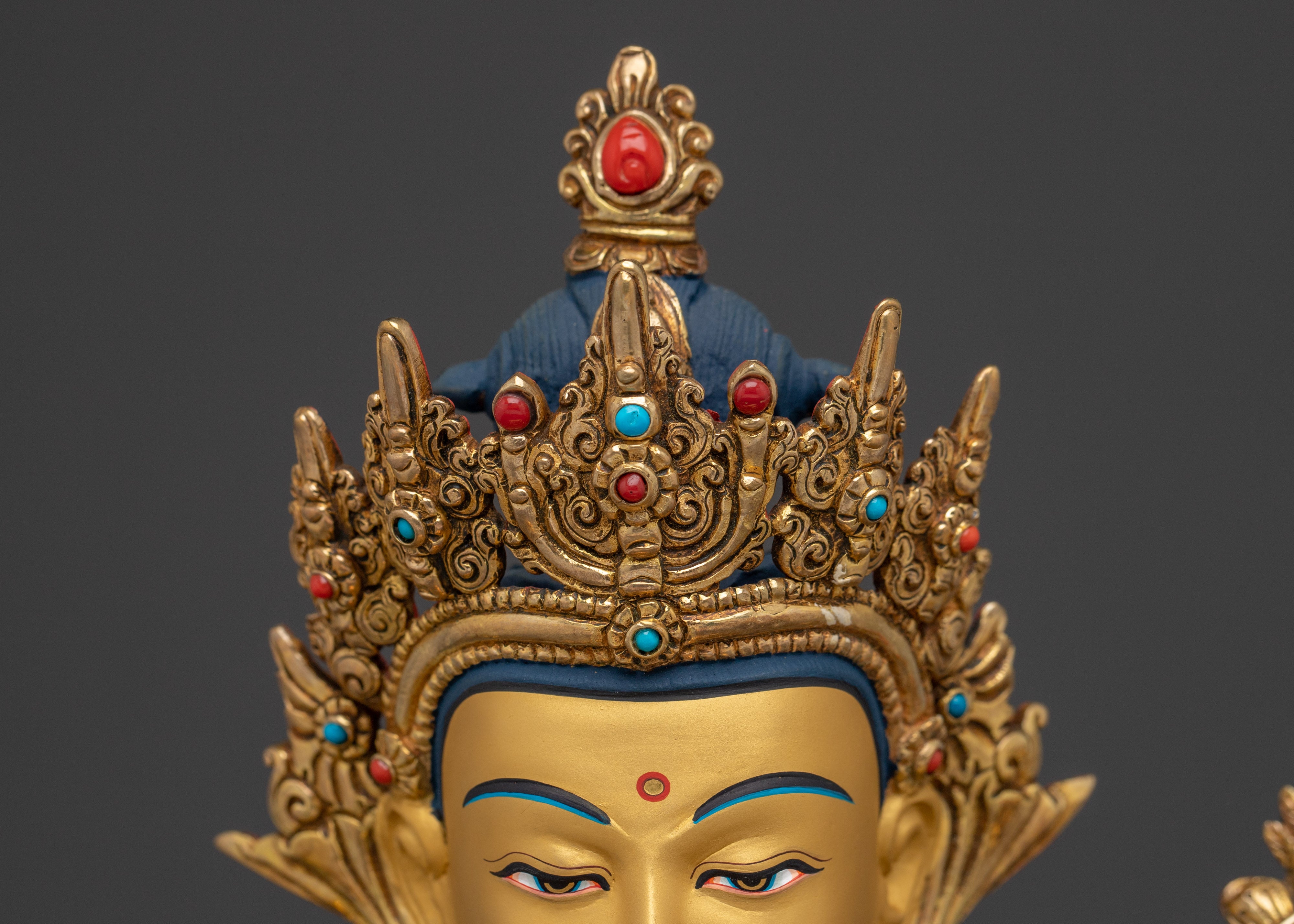 Handmade Art of Chenrezig | Also Known as Avalokiteshvara