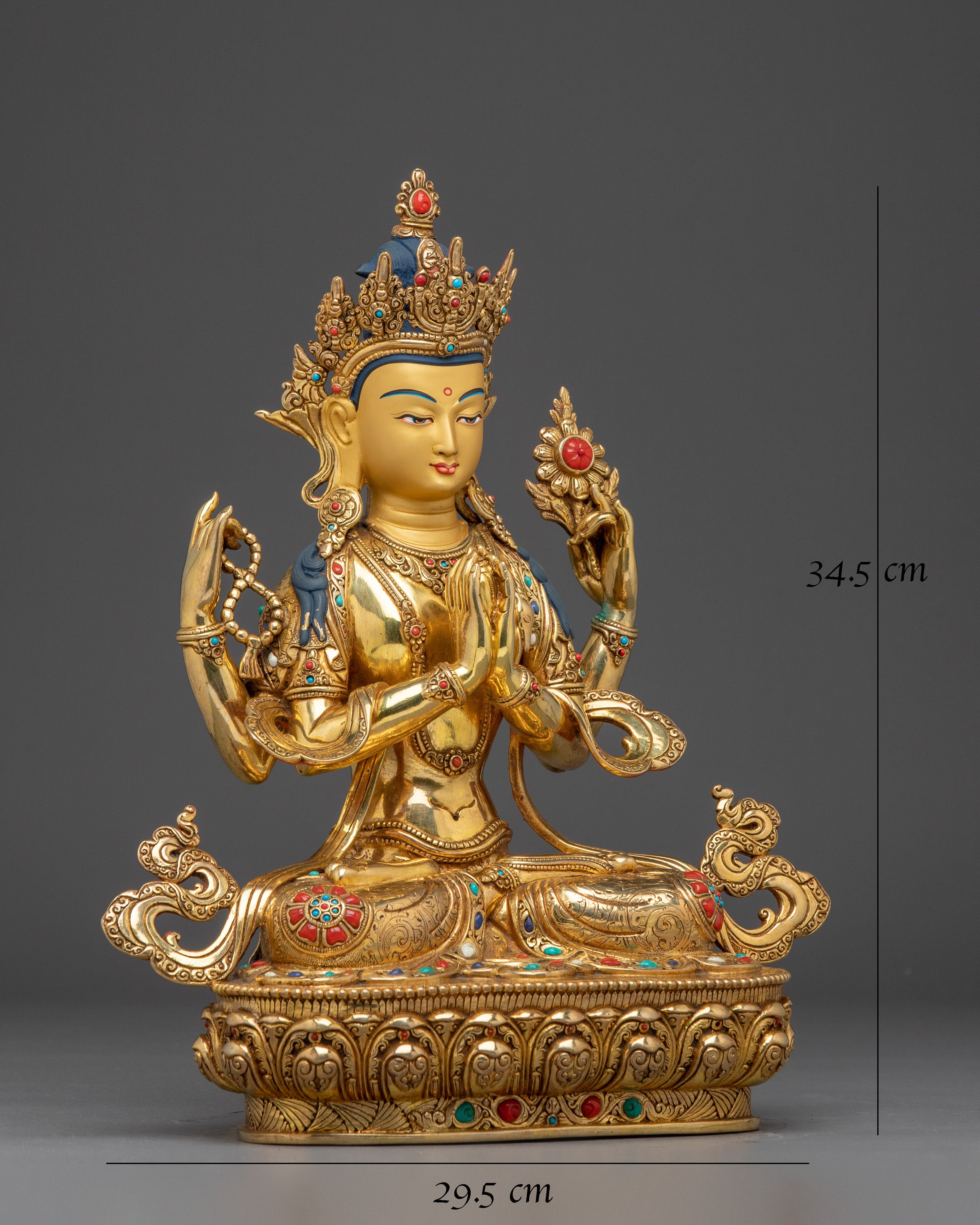 Handmade Art of Chenrezig