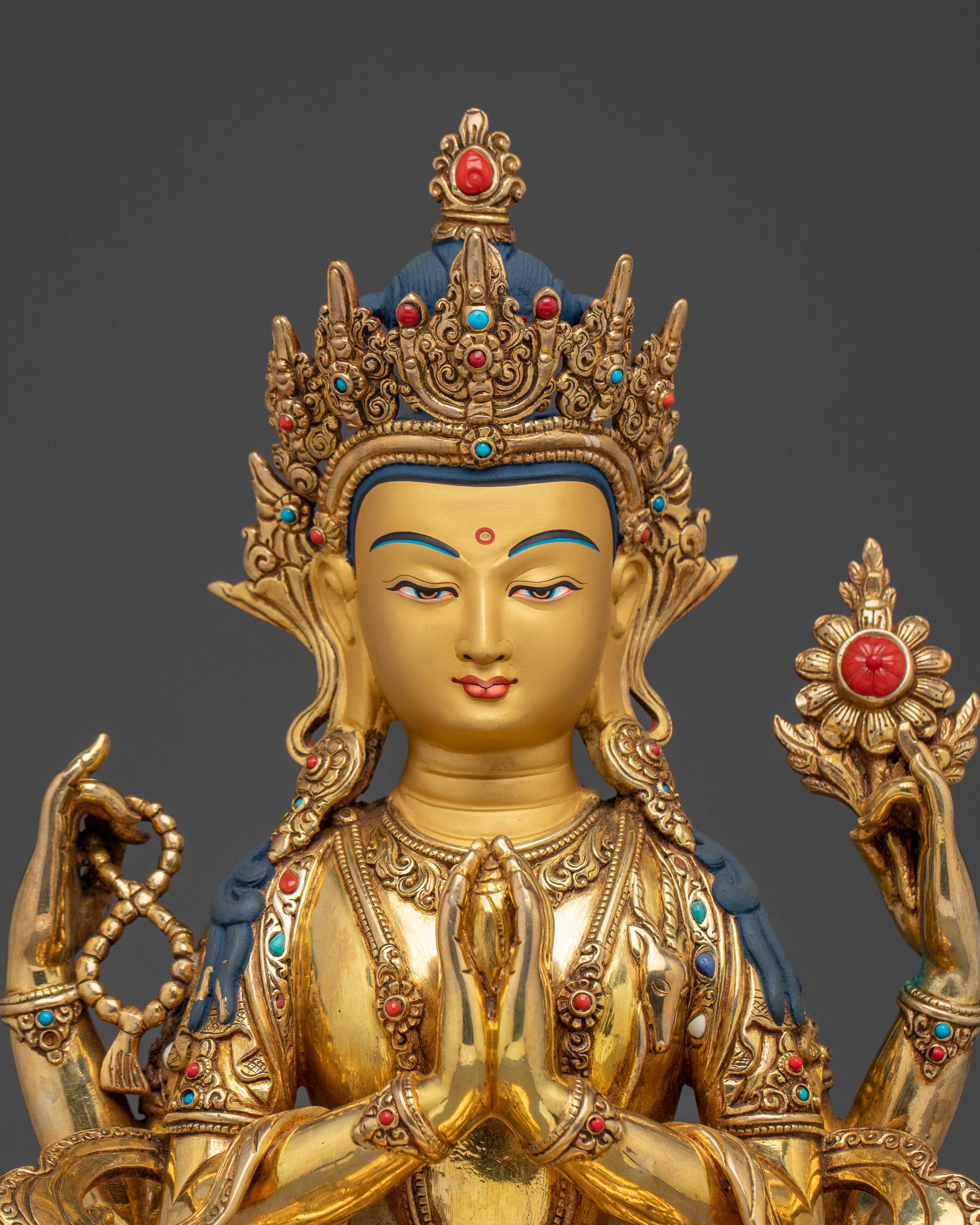 Handmade Art of Chenrezig | Also Known as Avalokiteshvara