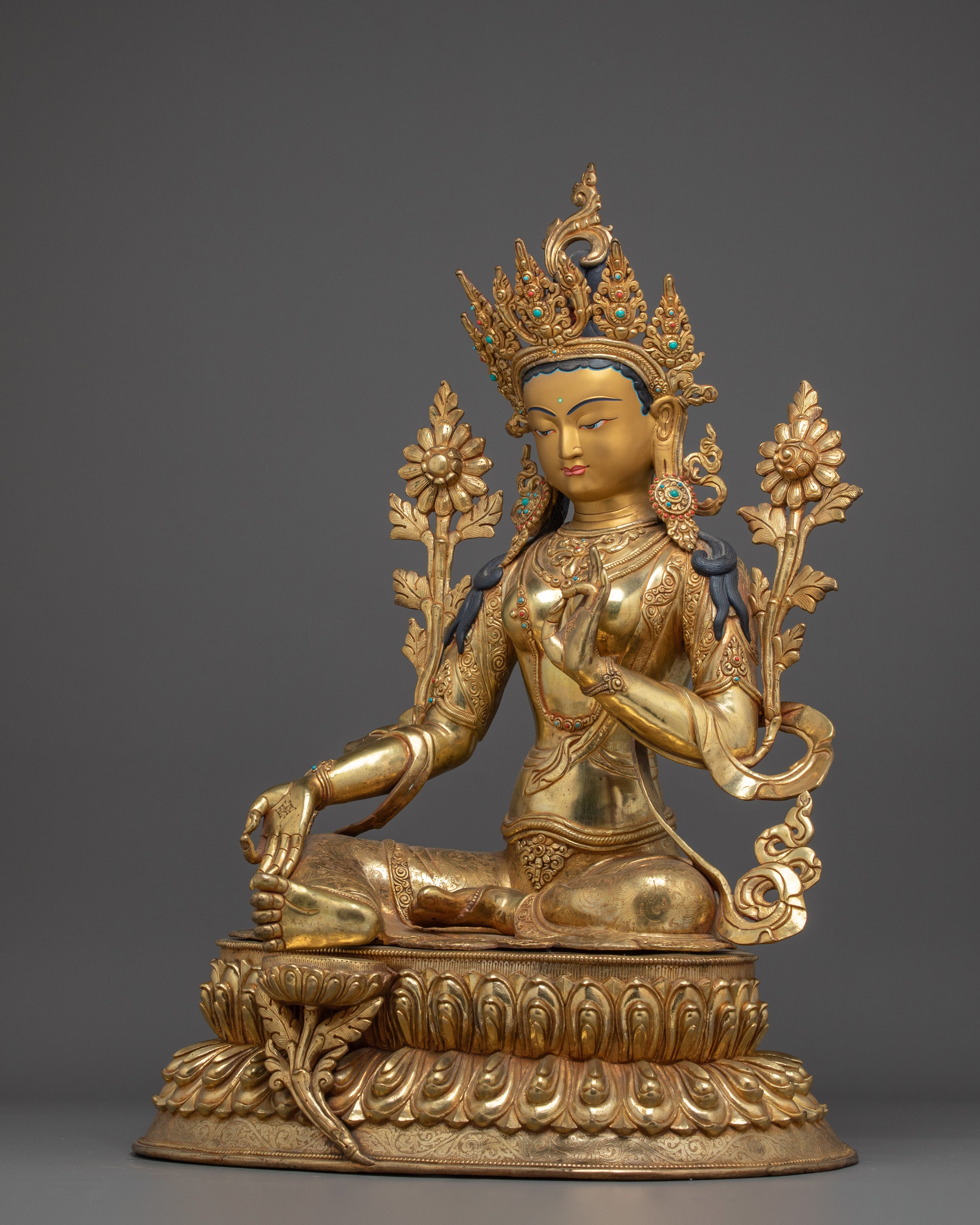 Green Tara Statue: Compassionate Mother of Liberation