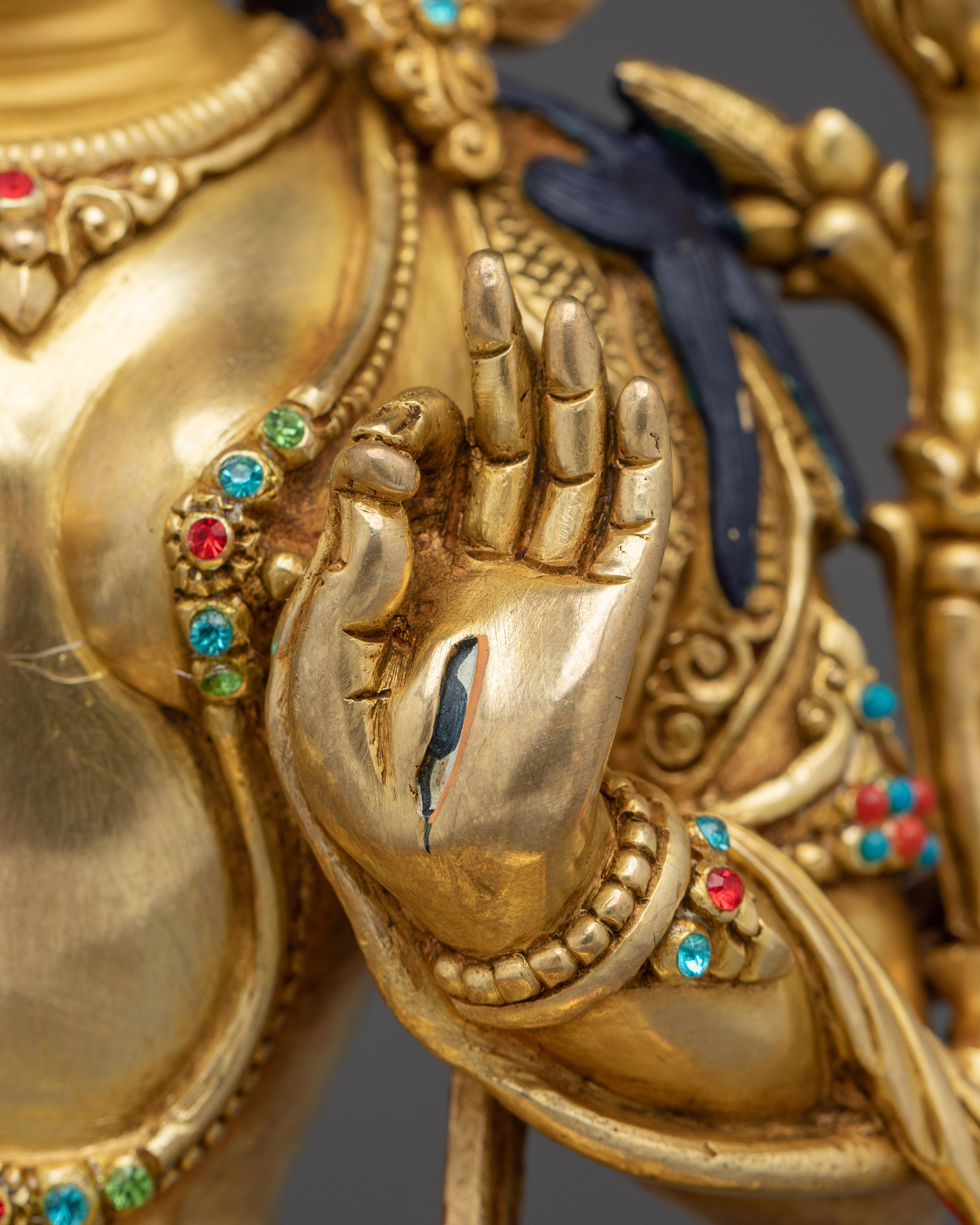 White Tara Statue: Tibetan Healing Deity