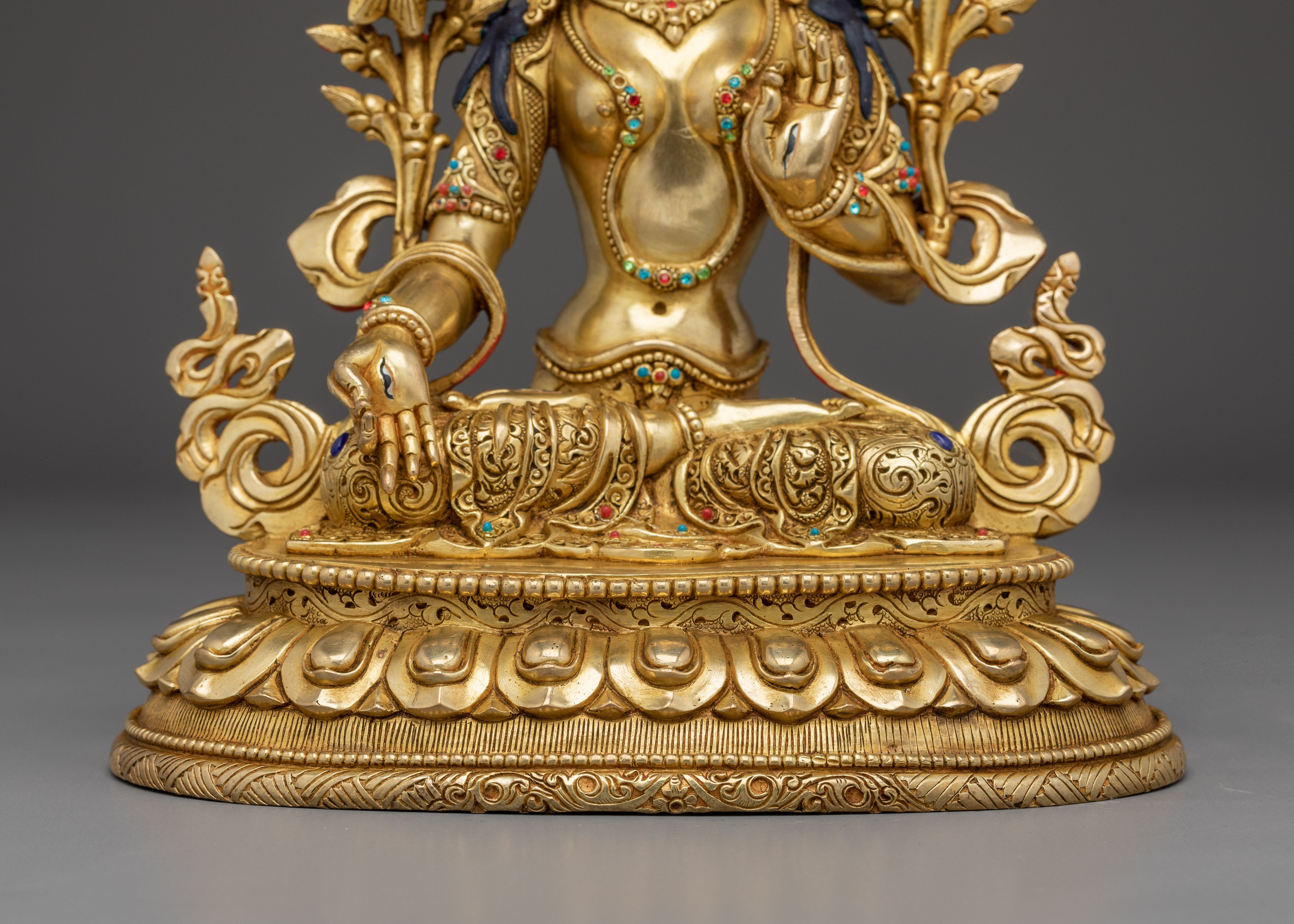 White Tara Statue: Tibetan Healing Deity