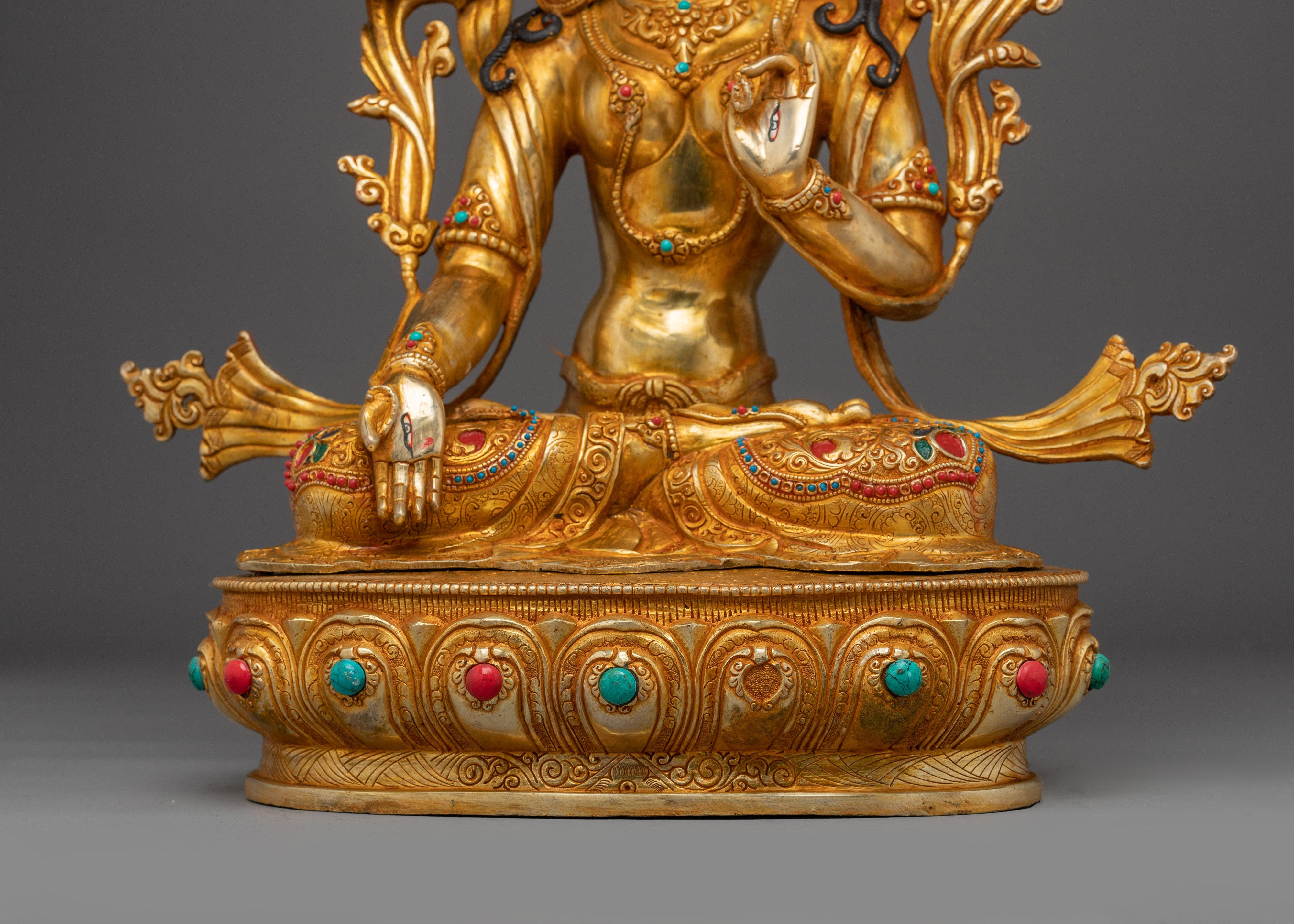 White Tara Statue: Buddhist Healing Goddess