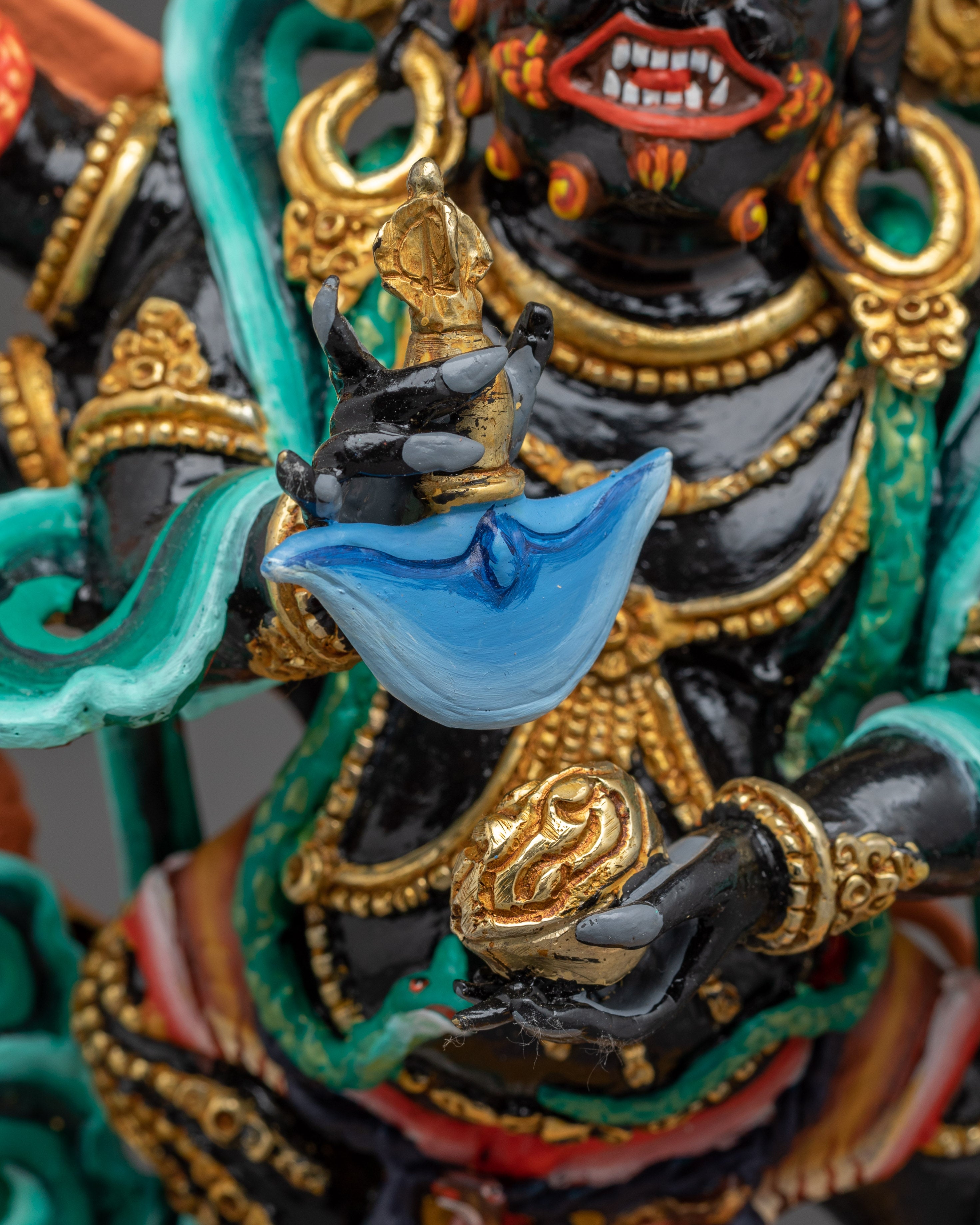 Six Armed Mahakala, Tibetan Art | Spiritual Home Decor