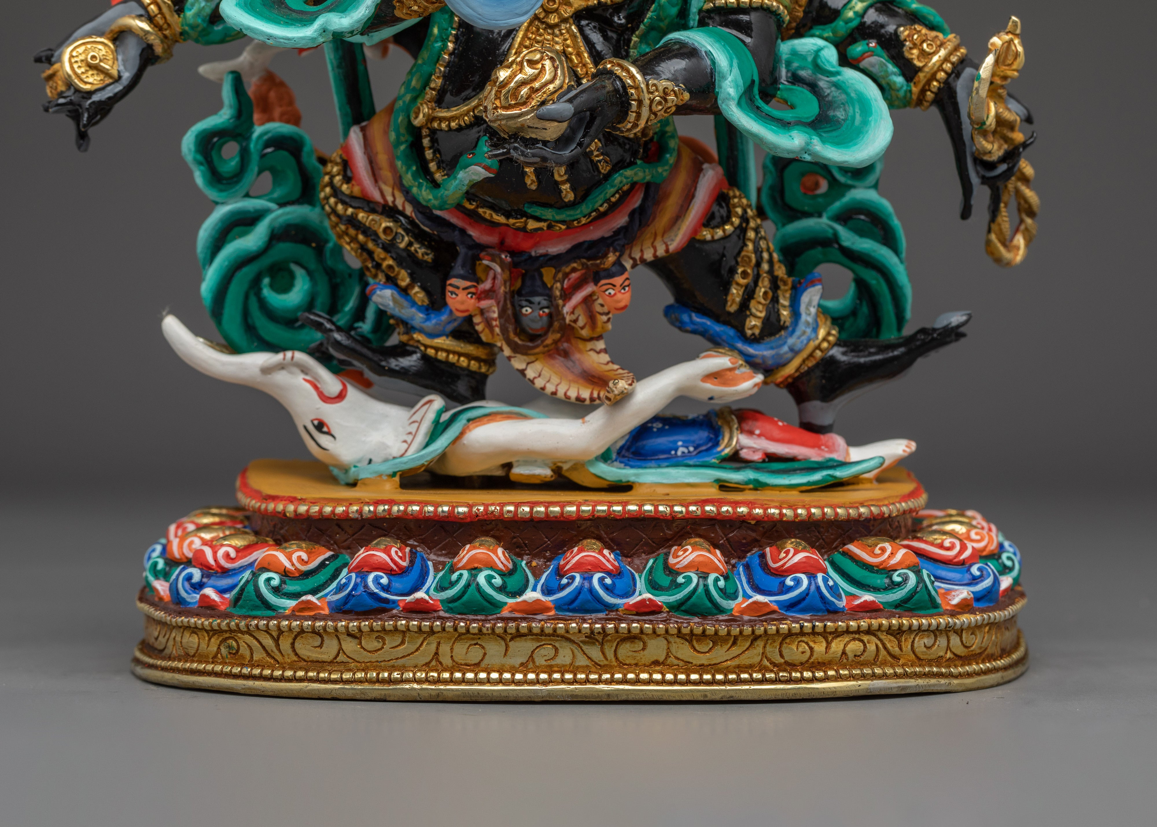 Six Armed Mahakala, Tibetan Art | Spiritual Home Decor
