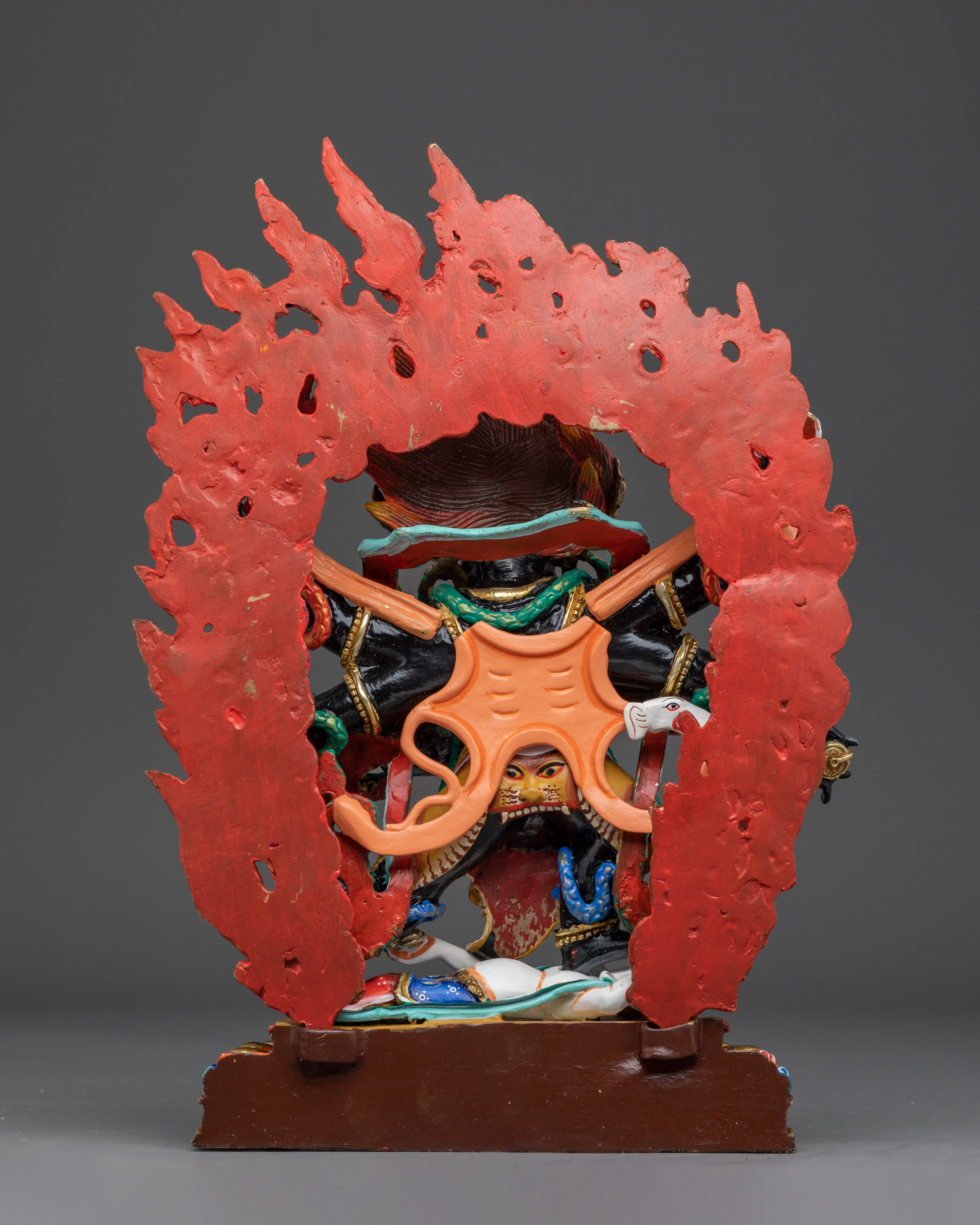 Six Armed Mahakala, Tibetan Art | Spiritual Home Decor