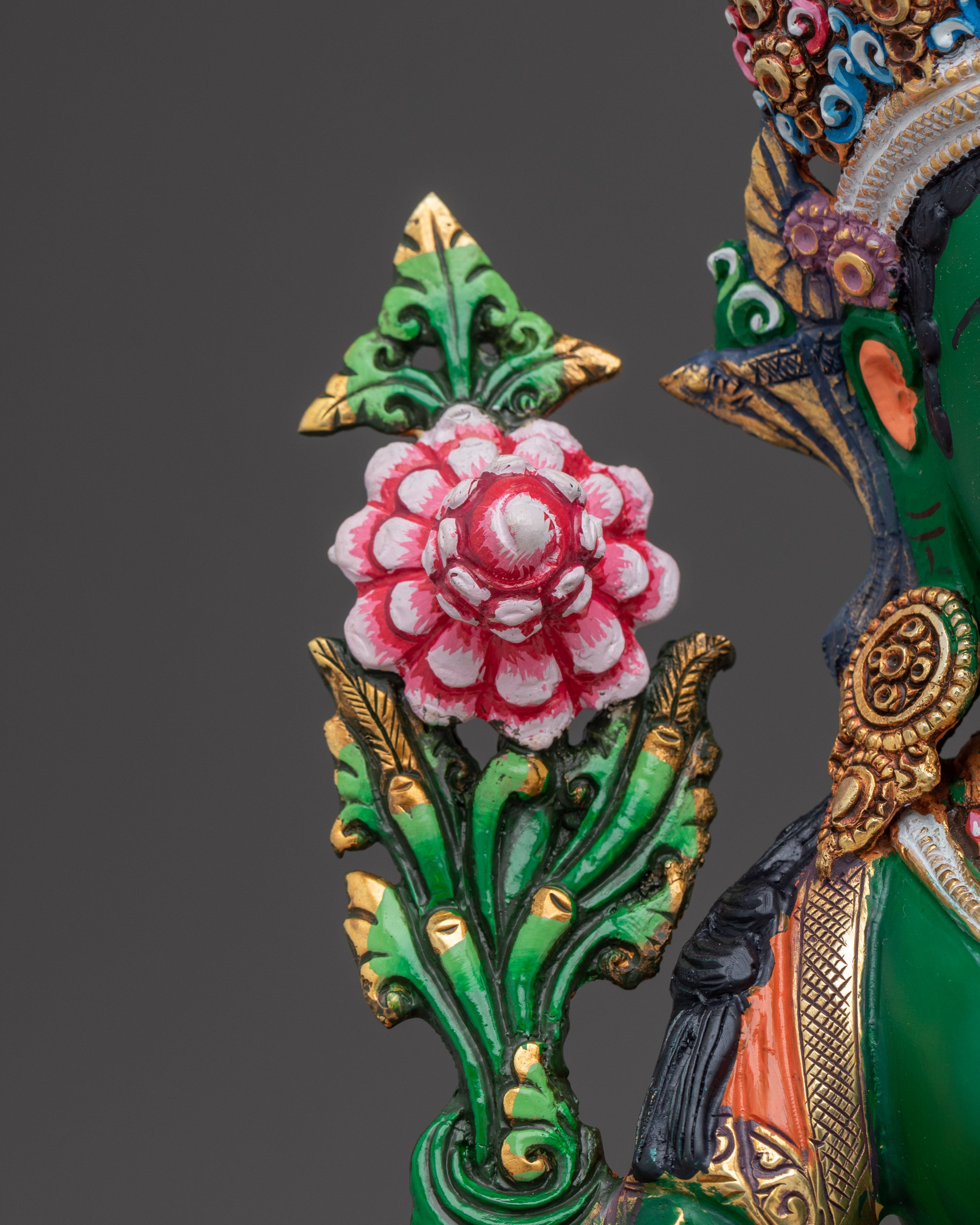 Green Tara, Tibetan Sculpture | Swift Liberator