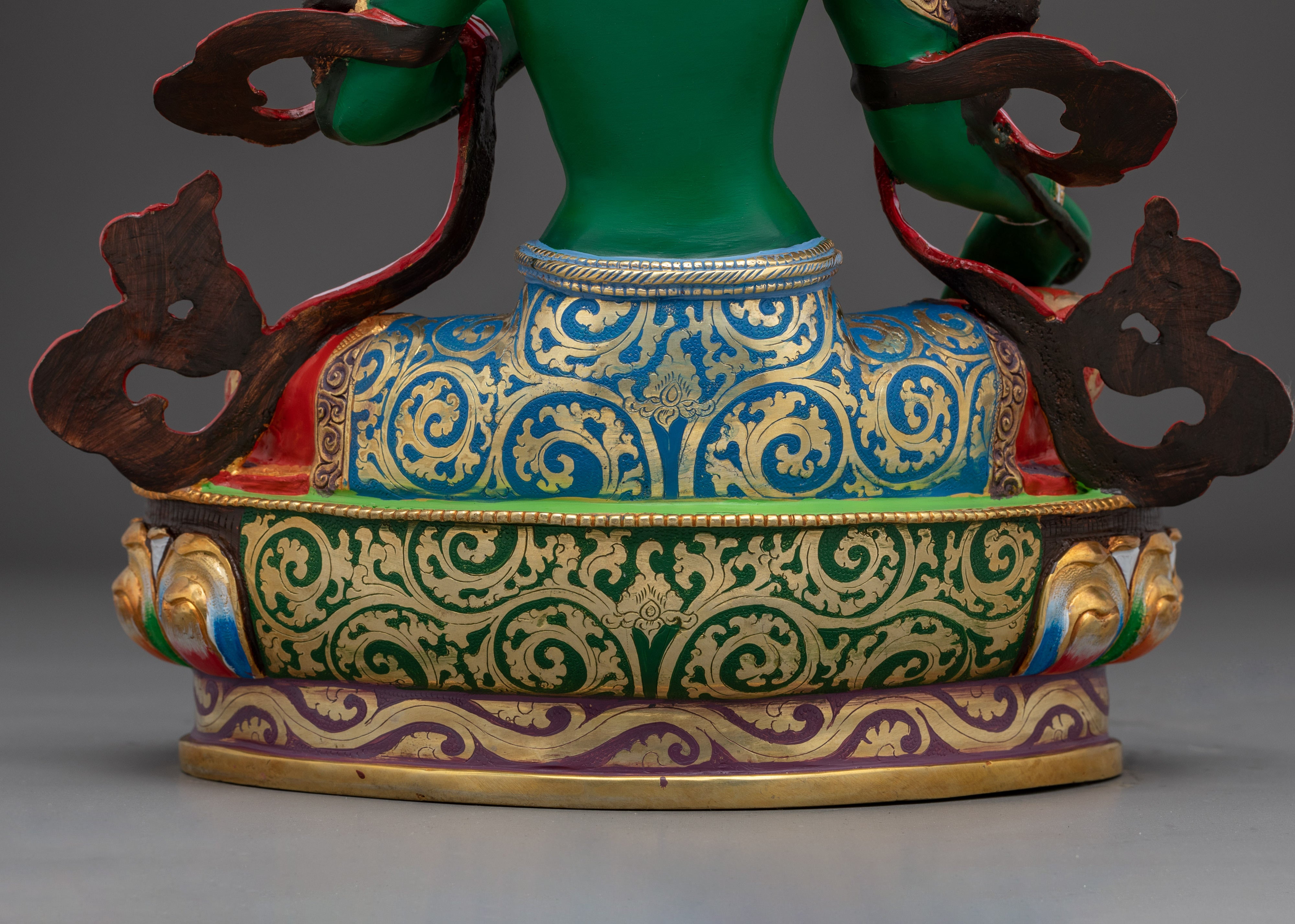Green Tara, Tibetan Sculpture | Swift Liberator