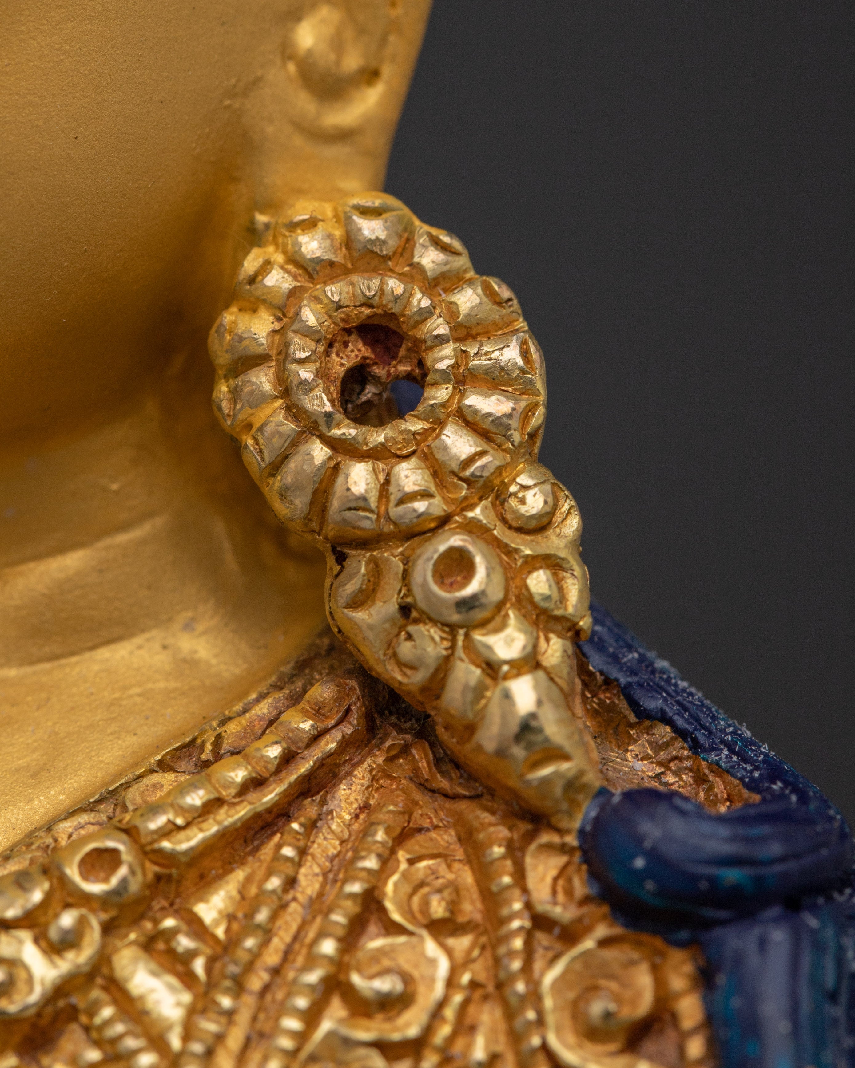 Nepalese Handmade Guru Rinpoche Art | Padmasambhava Figurine
