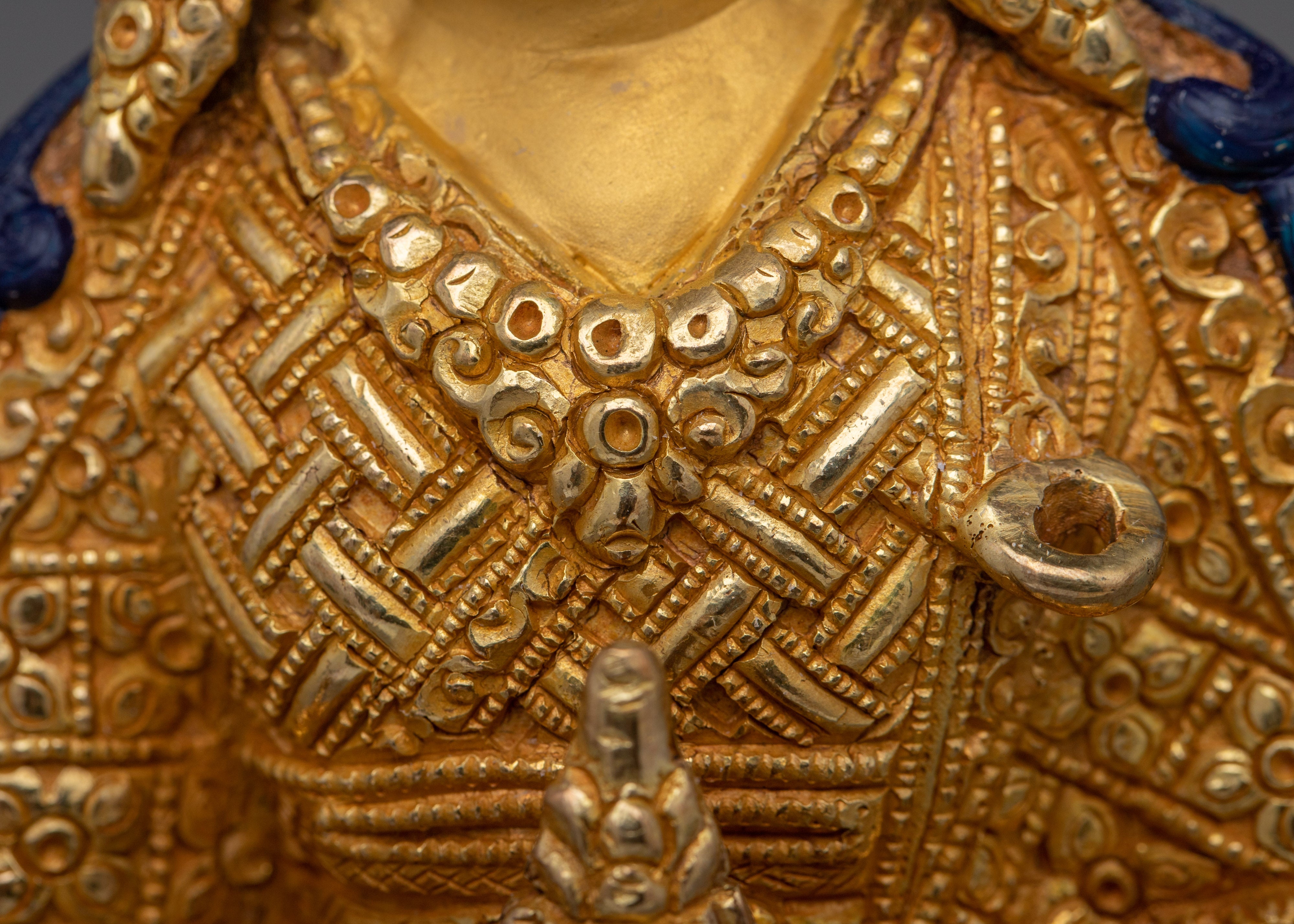 Nepalese Handmade Guru Rinpoche Art | Padmasambhava Figurine