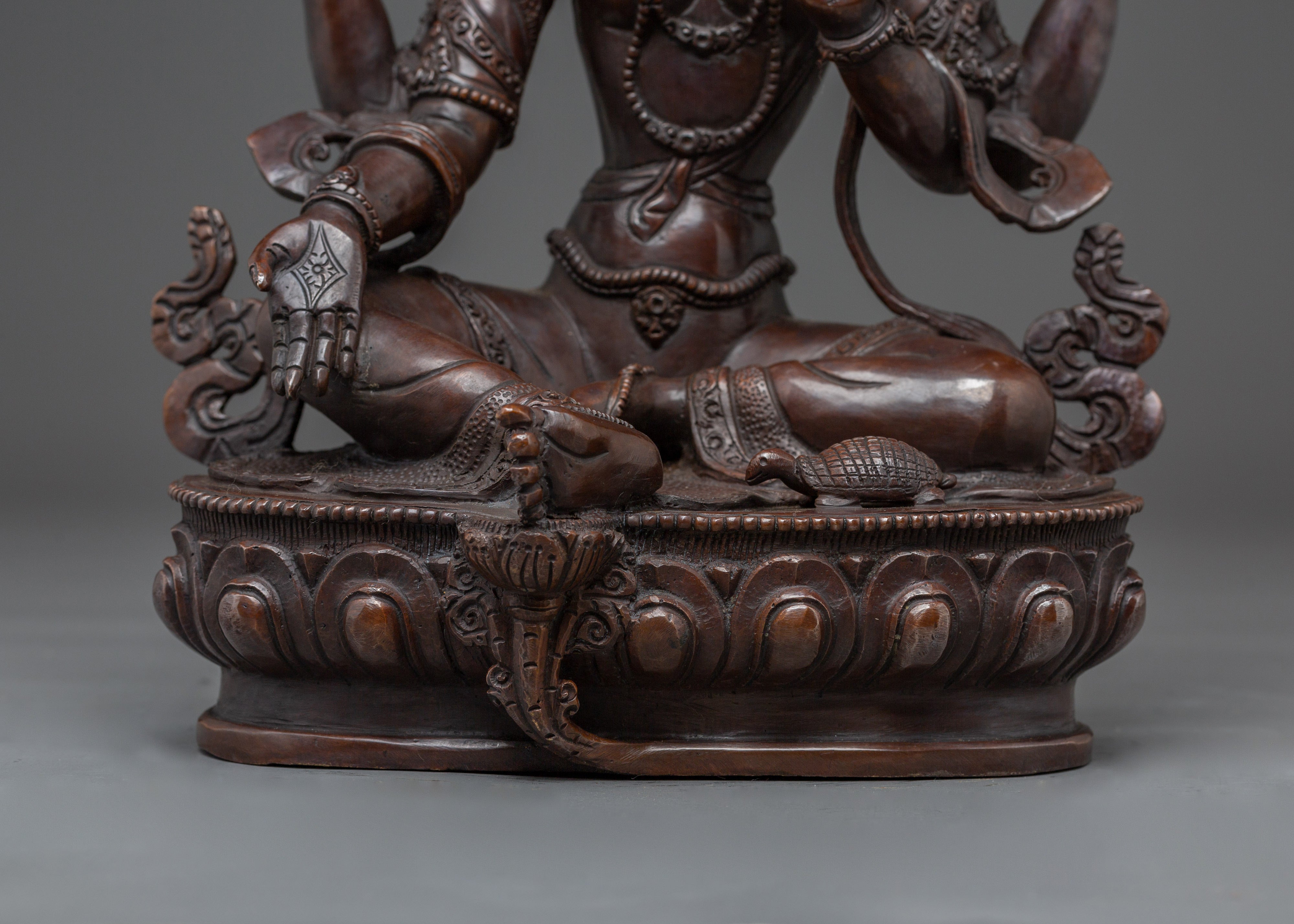 Wealth Deity Laxmi | Nepali Handcrafted Sculpture