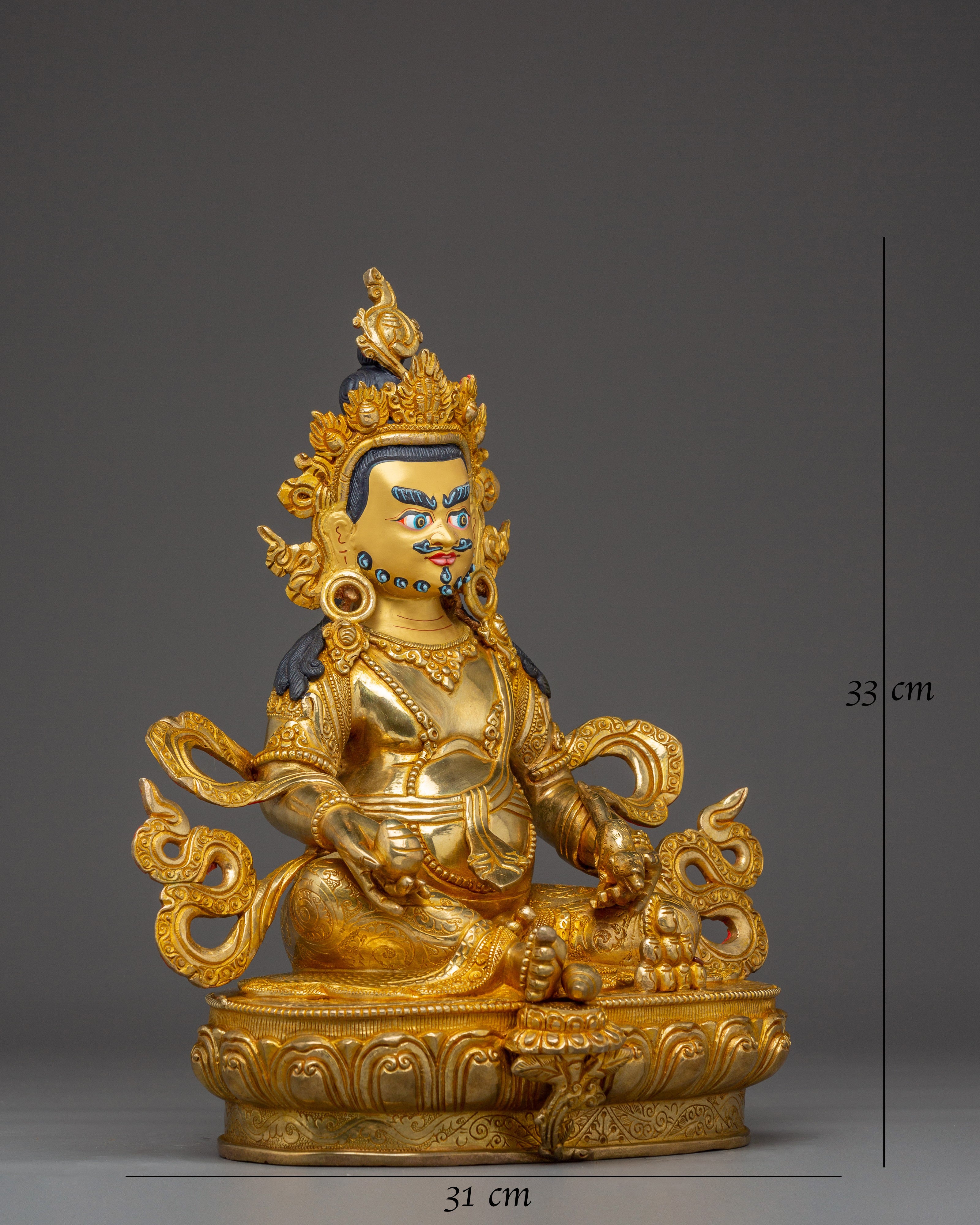Dzambhala Statue: Deity of Wealth