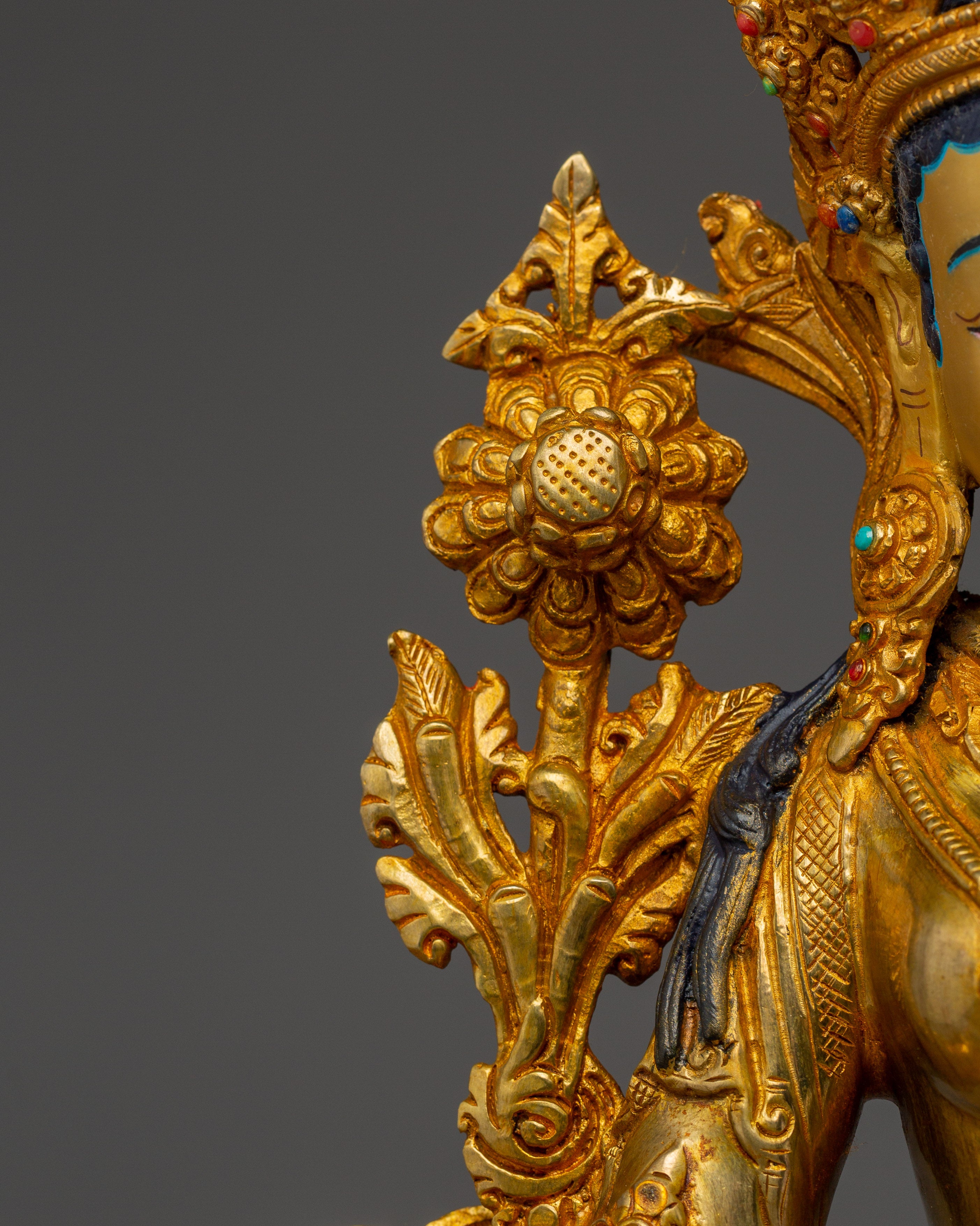 Green Tara Statue: Mother of All Buddhas