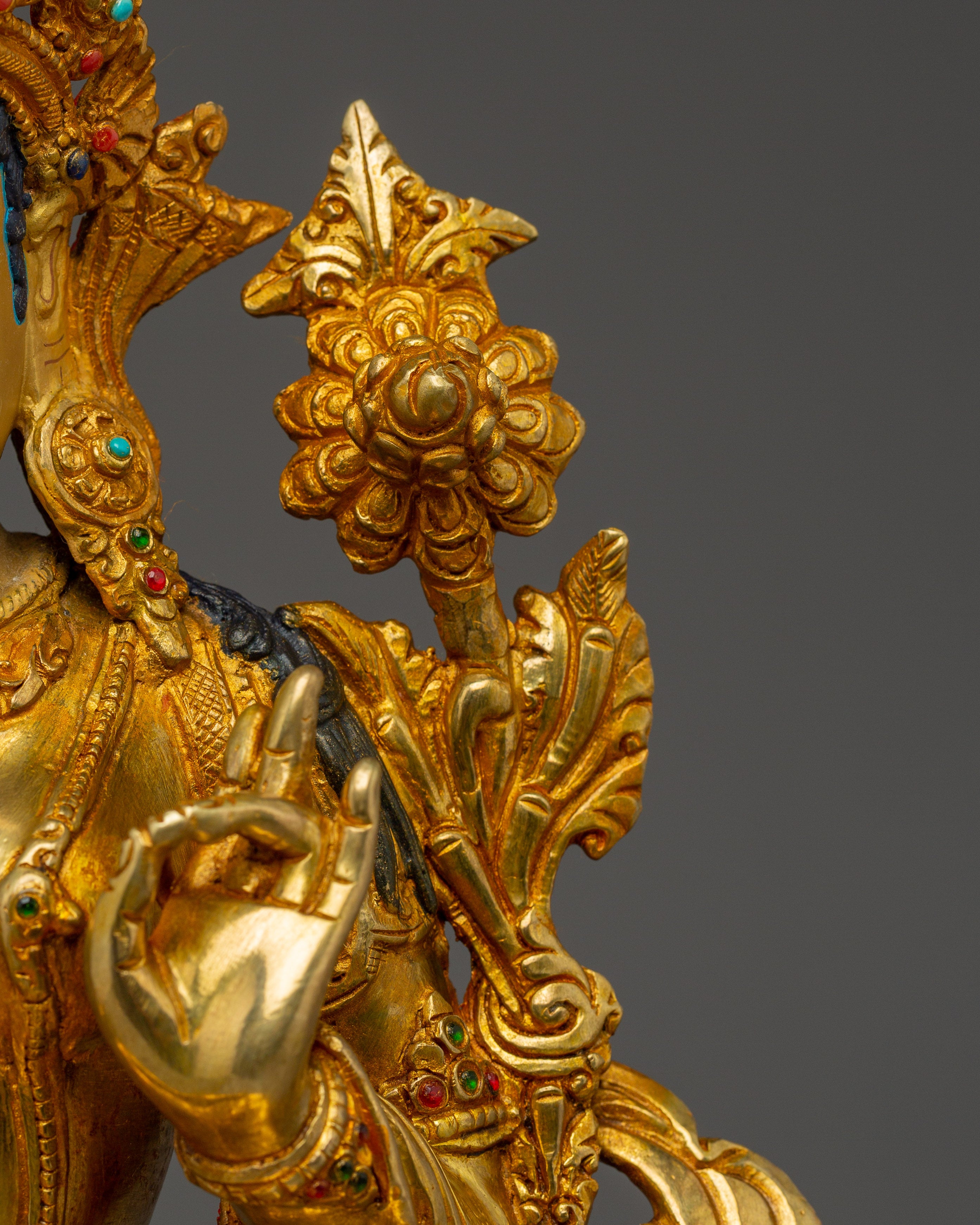 Green Tara Statue: Mother of All Buddhas