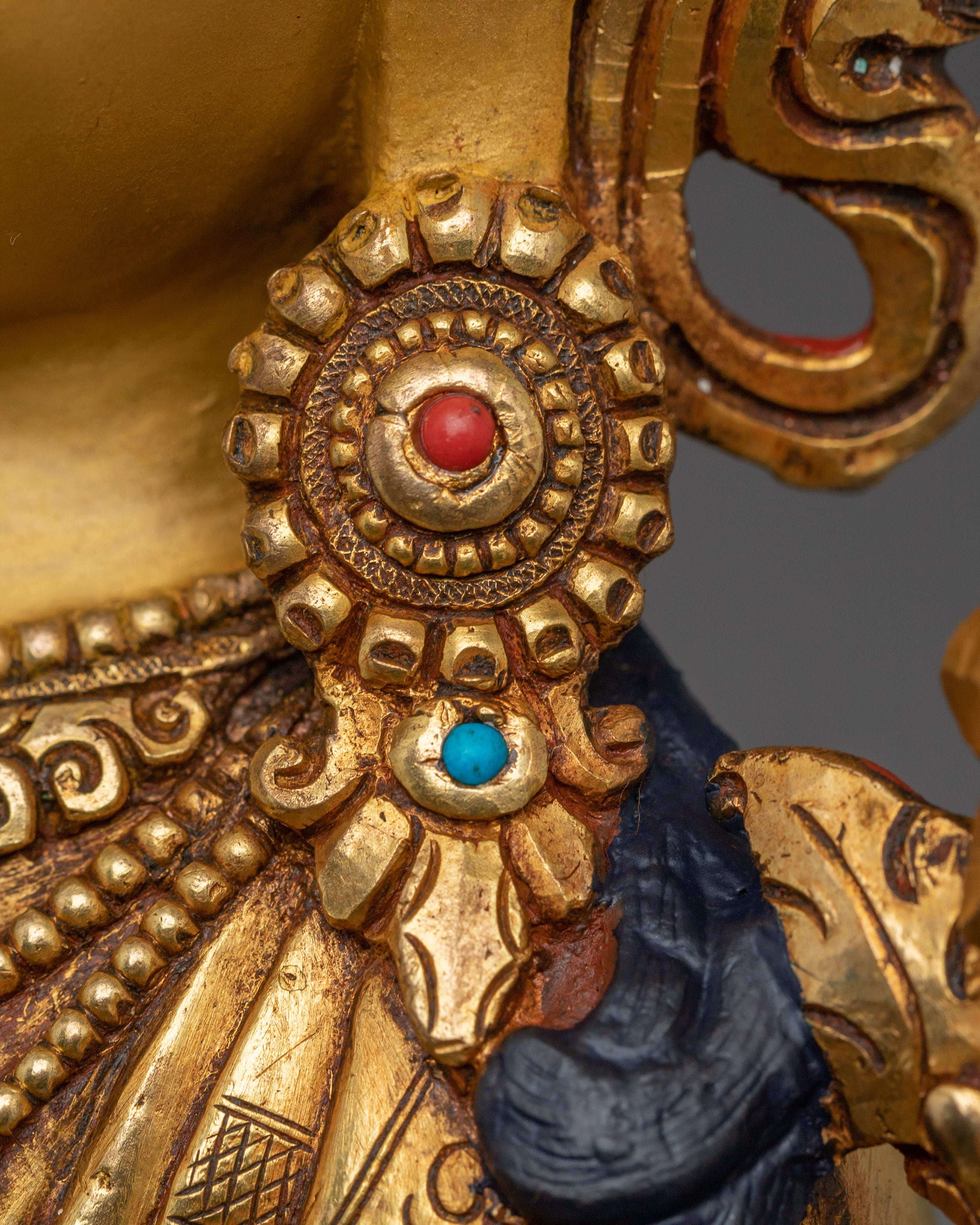 Golden White Tara Sacred Buddhist Artwork | Divine Protector and Spiritual Guide