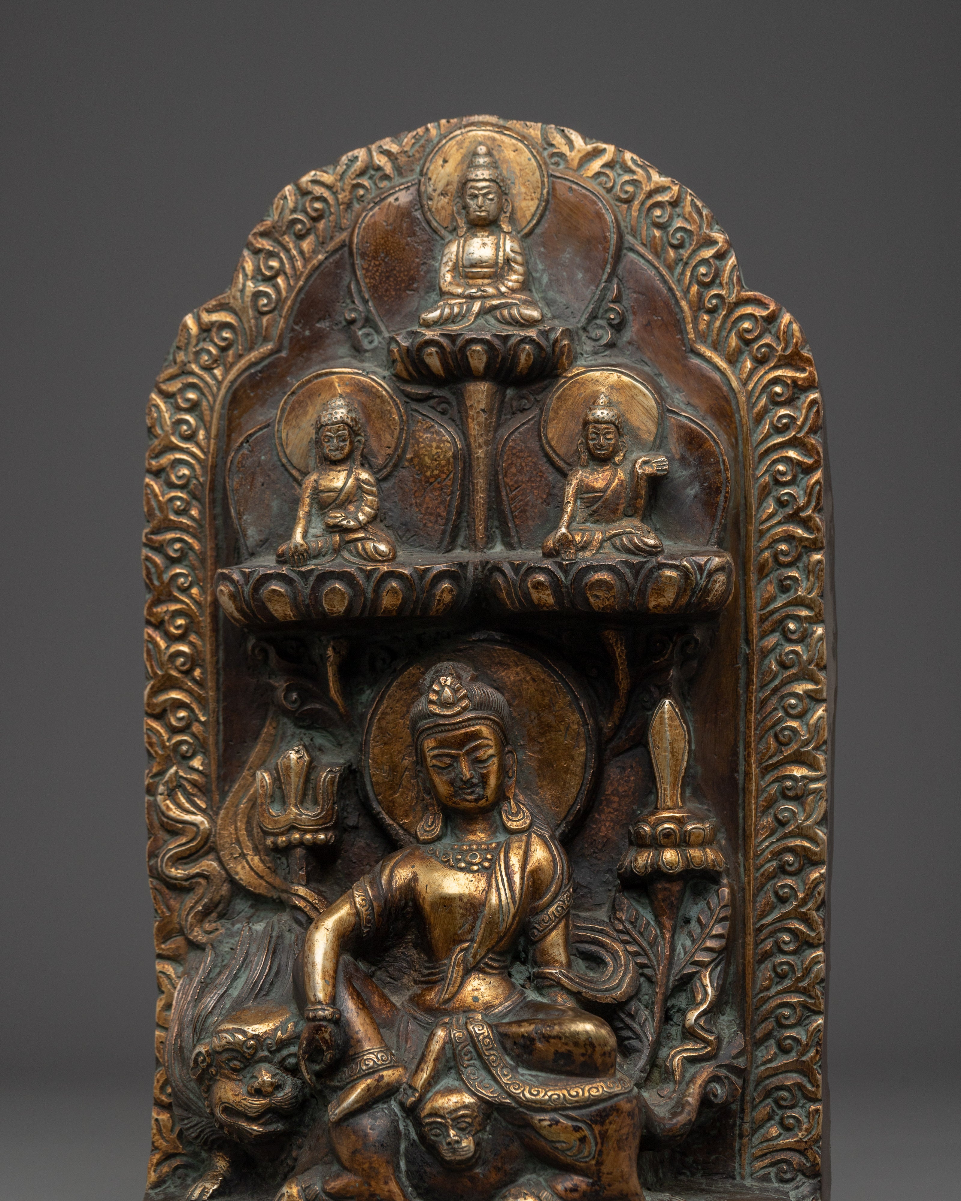 Compassionate Deity Lokeshwor | Handcrafted Buddhist Artwork