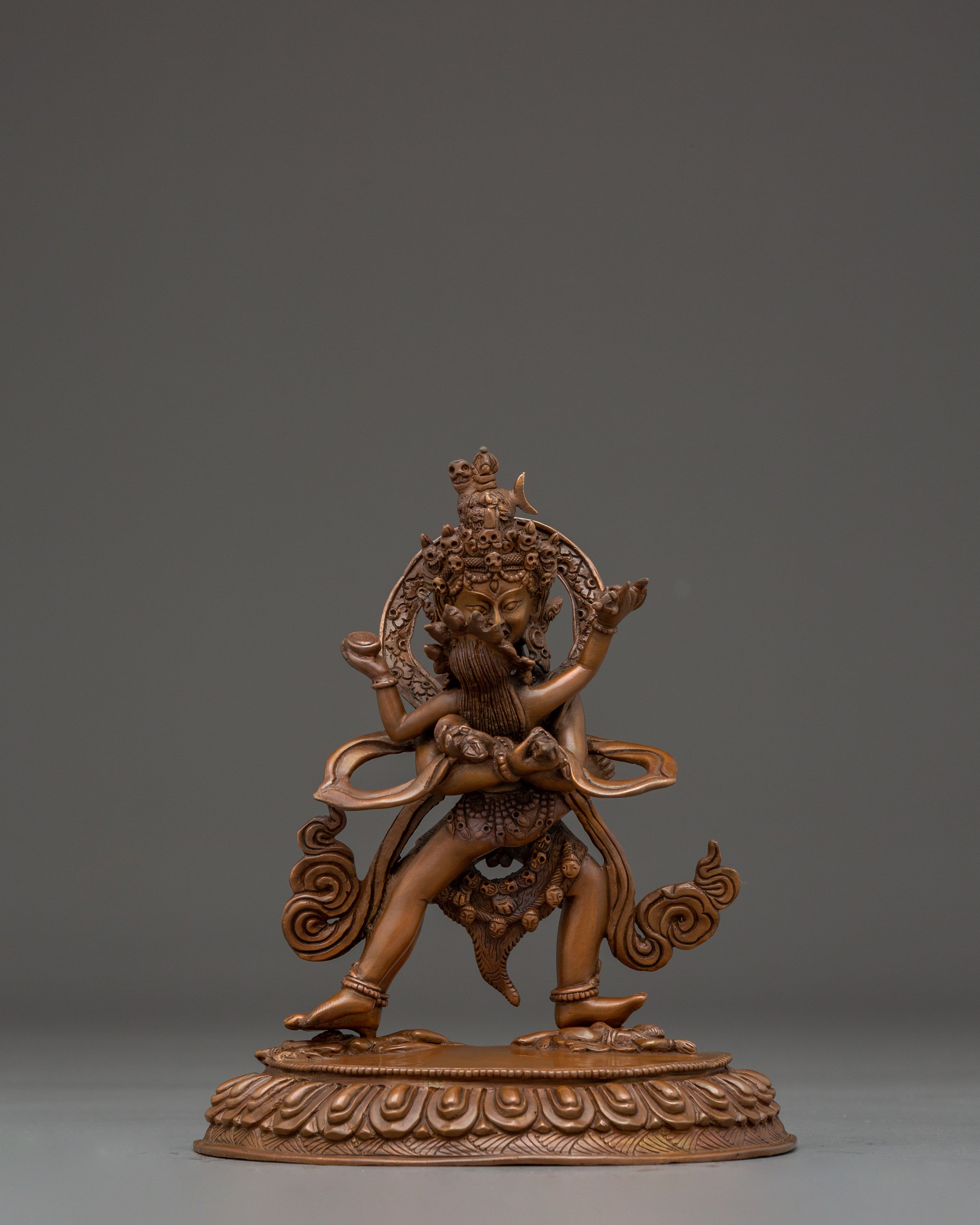 Wrathful Deity Chakrasamvara | Tibetan Buddhist Figure