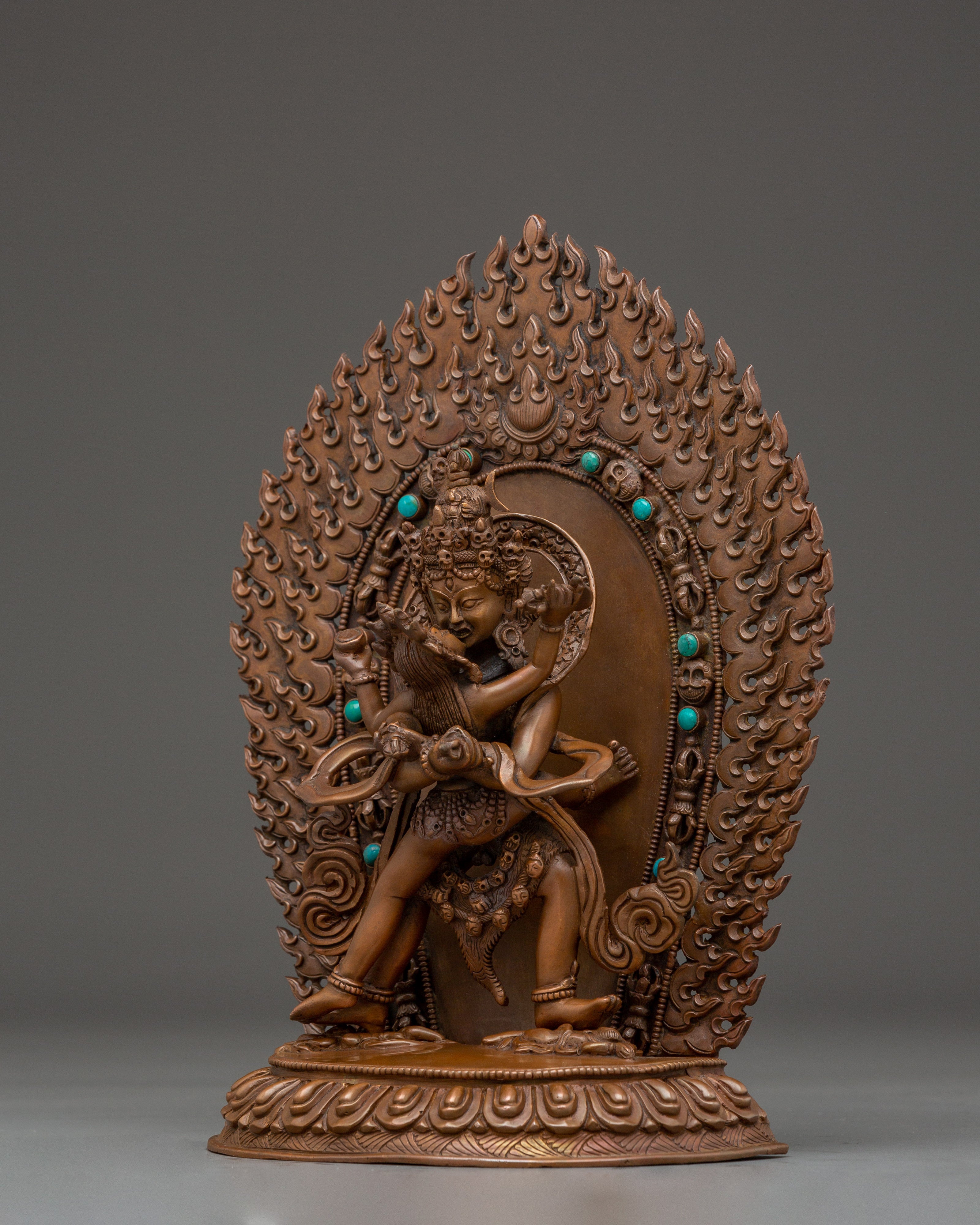 Wrathful Deity Chakrasamvara | Tibetan Buddhist Figure