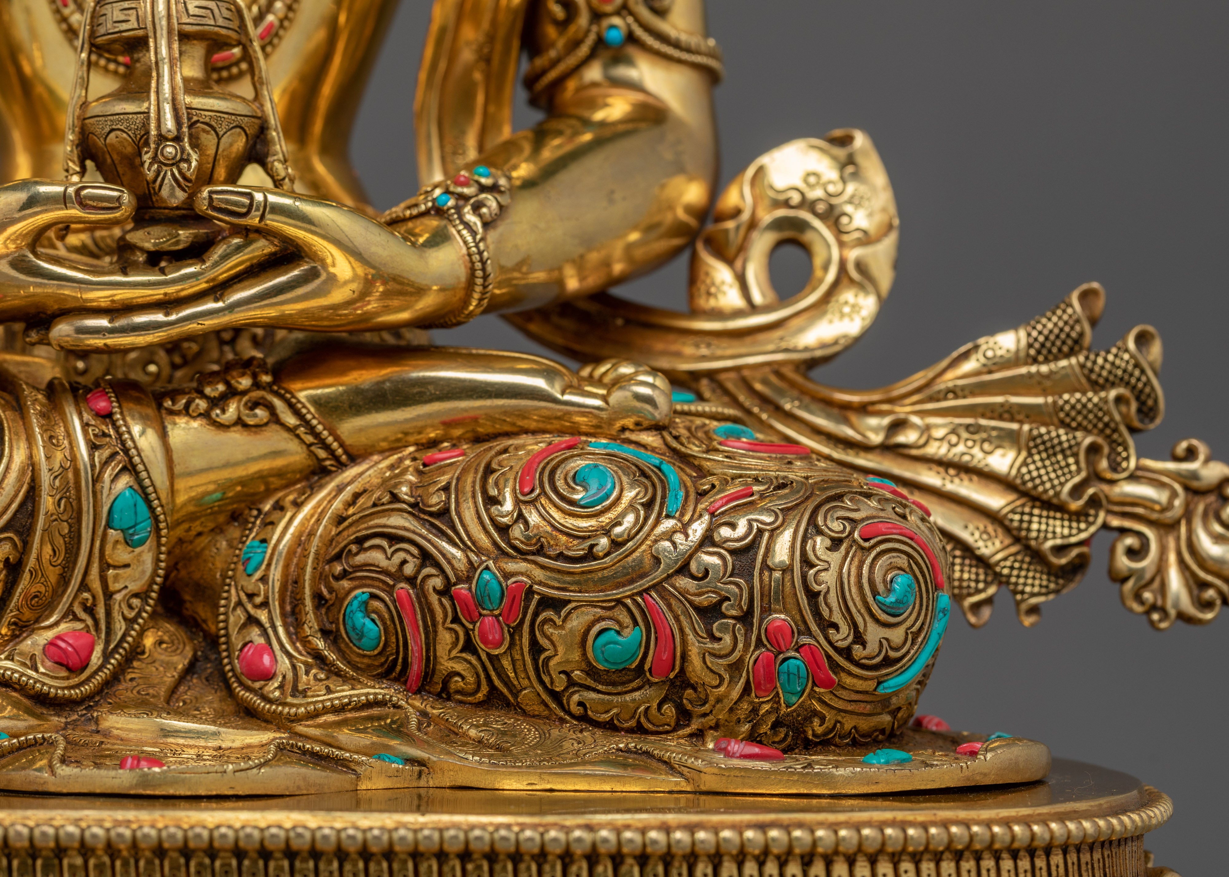 Amitayus, Peaceful Buddha | Nepali Handmade Figurine