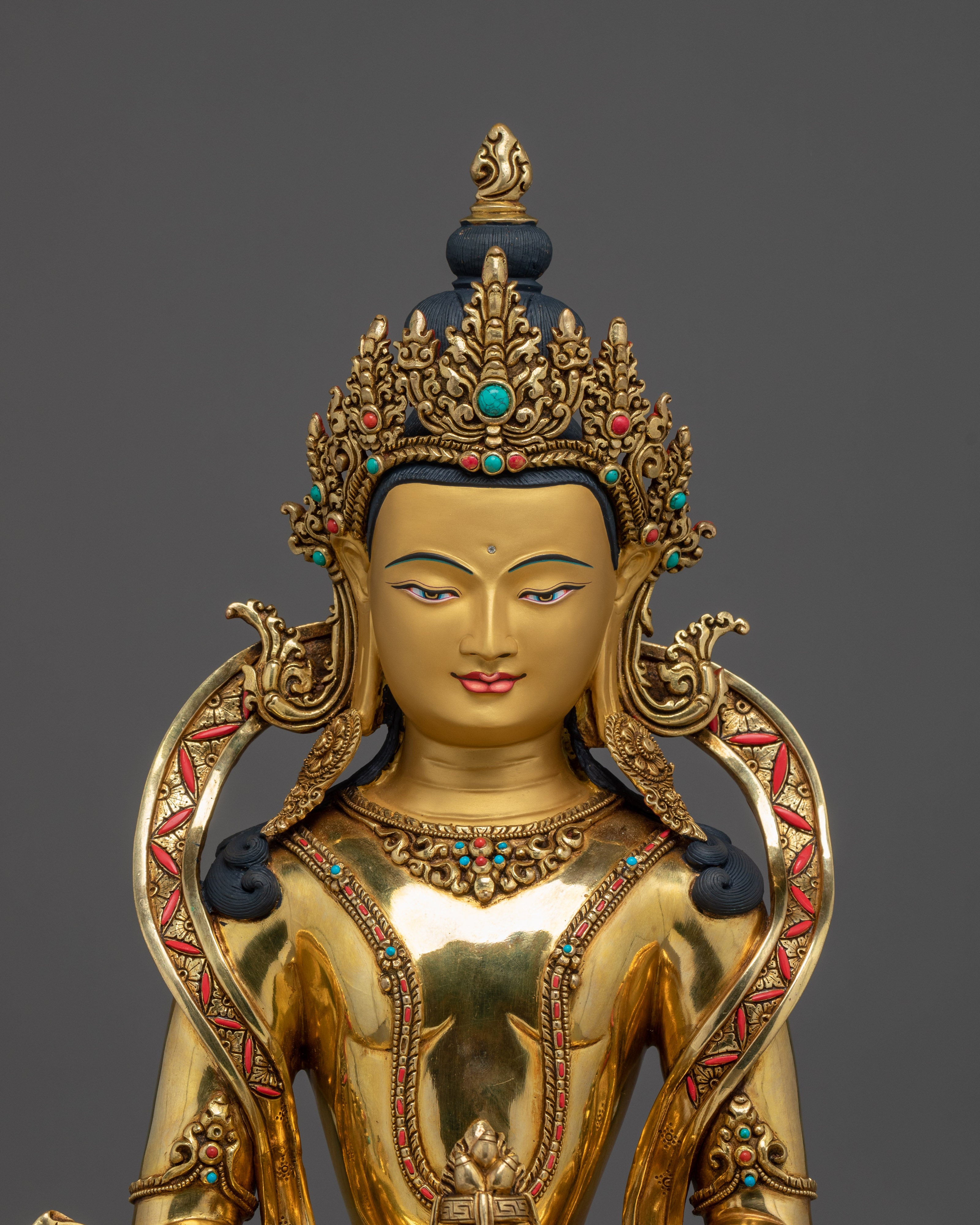 Amitayus, Peaceful Buddha | Nepali Handmade Figurine