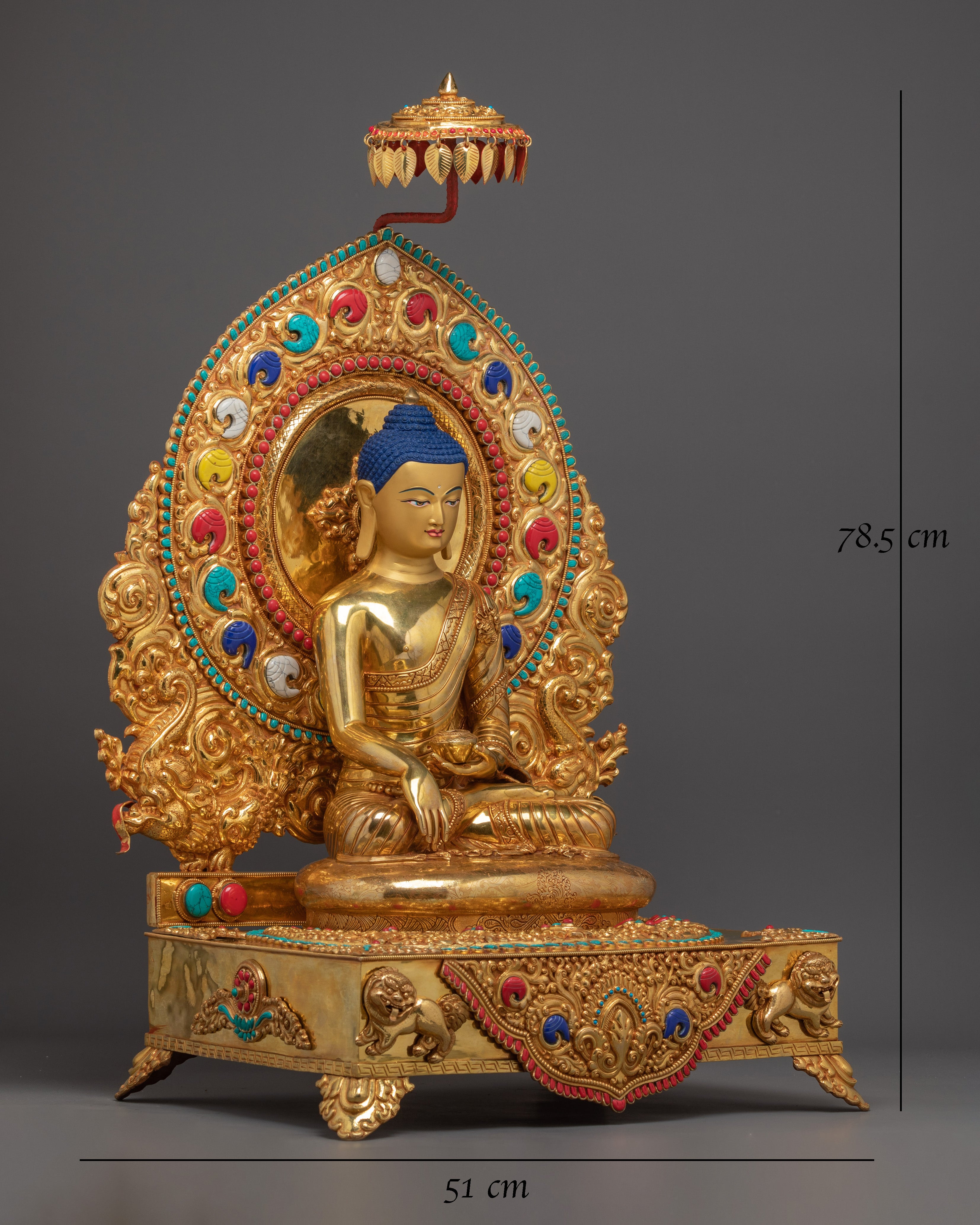 gold-gilded-shakyamuni-buddha-on-throne