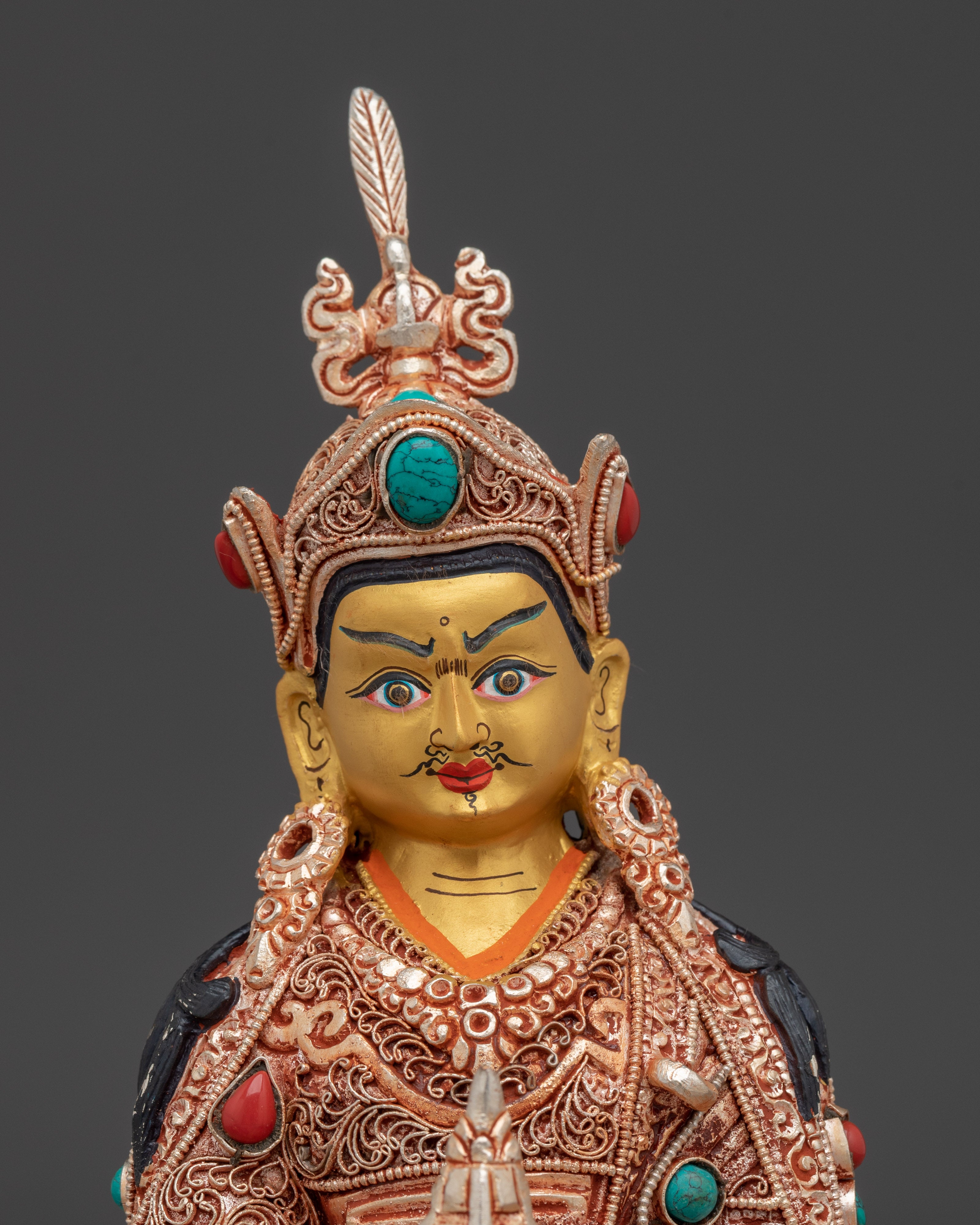 Meditation Idol Guru Rinpoche | Handmade Nepali Statue