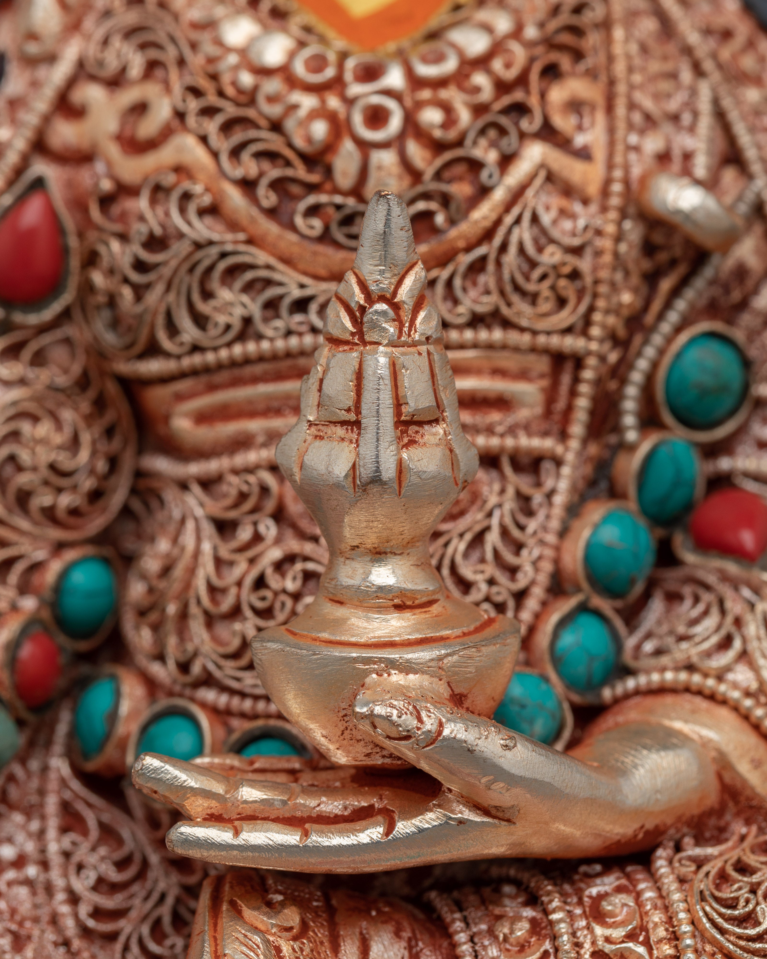 Meditation Idol Guru Rinpoche | Handmade Nepali Statue