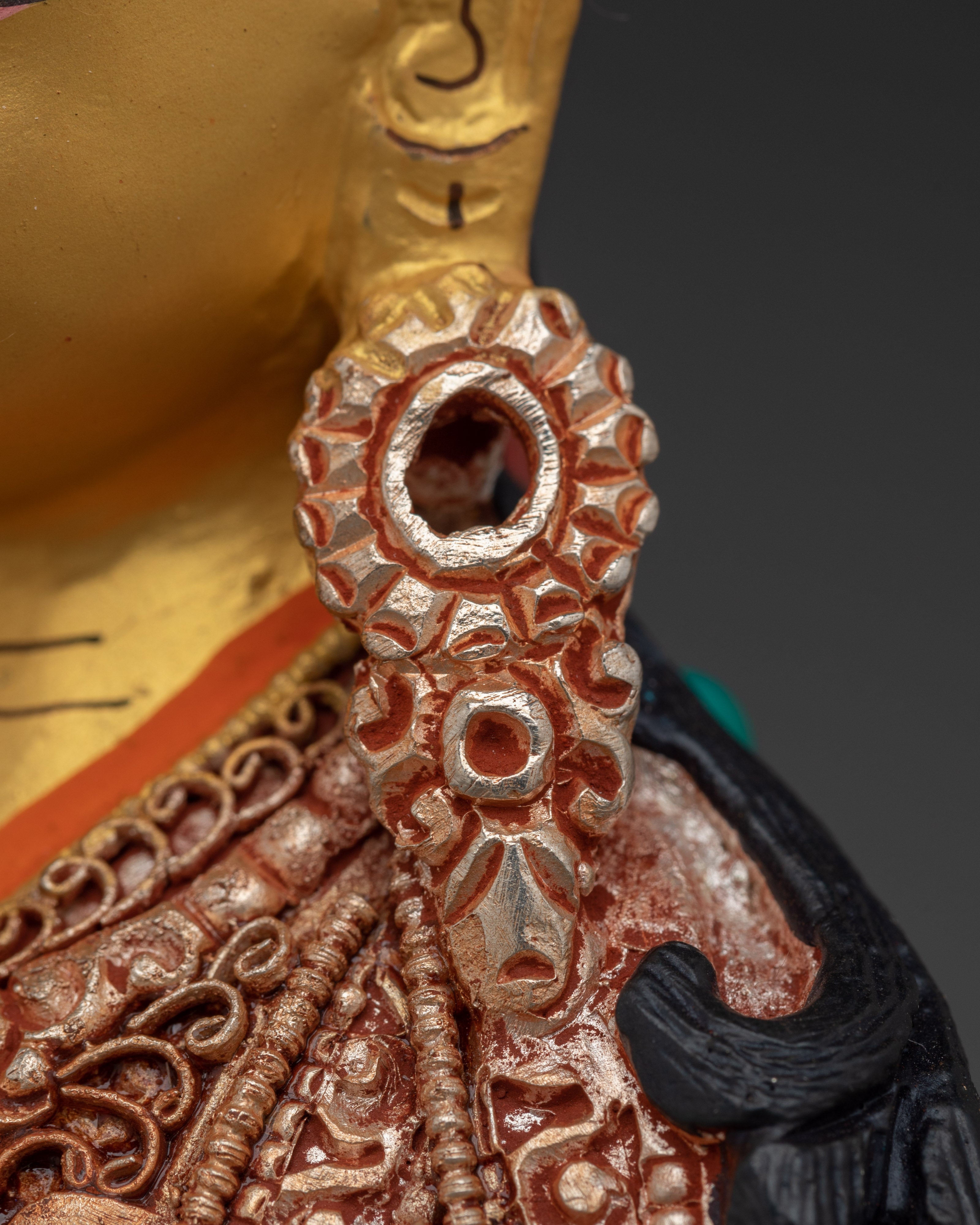 Meditation Idol Guru Rinpoche | Handmade Nepali Statue