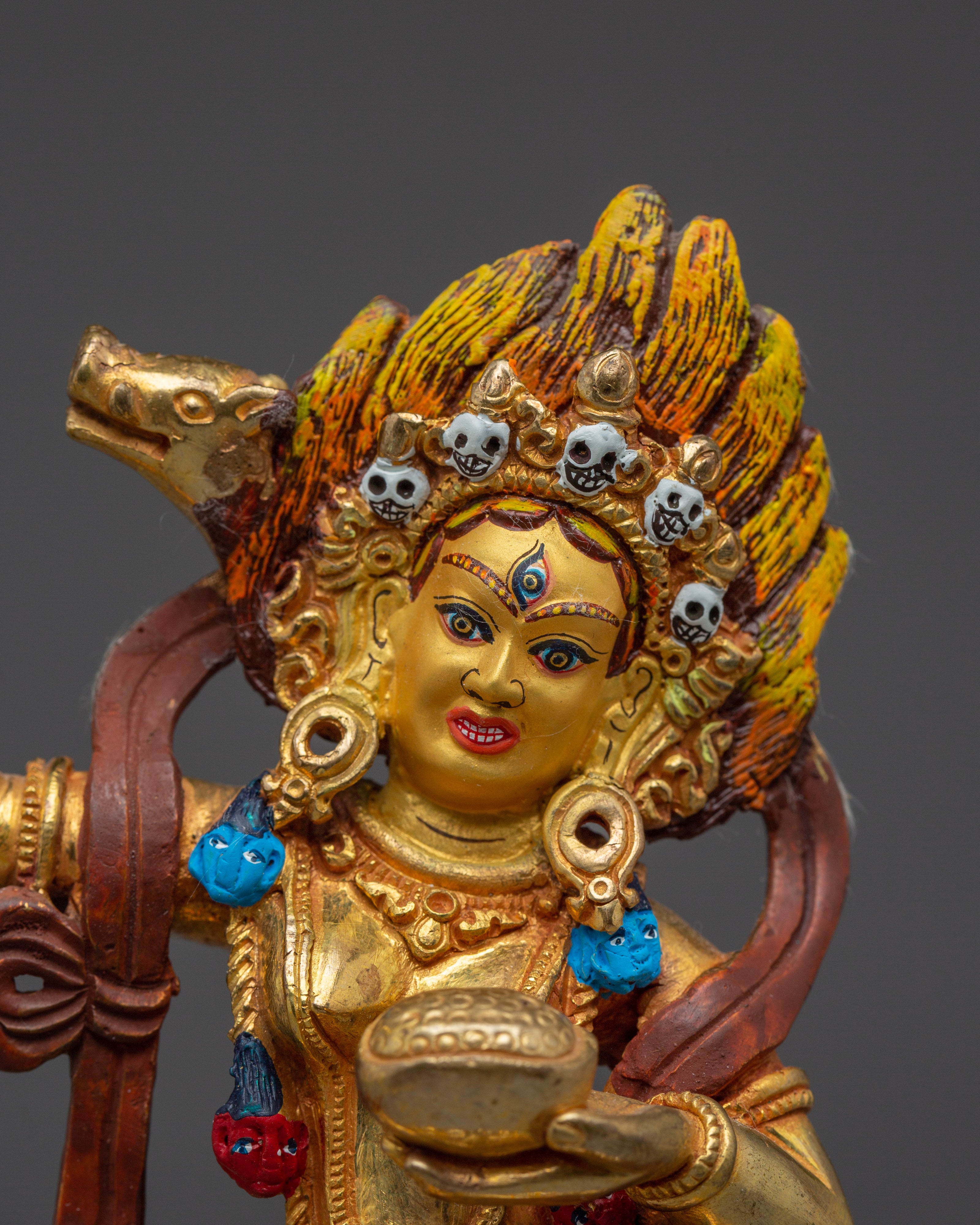 Wrathful Dakini Dorje Phagmo | Nepali Handcrafted Statue