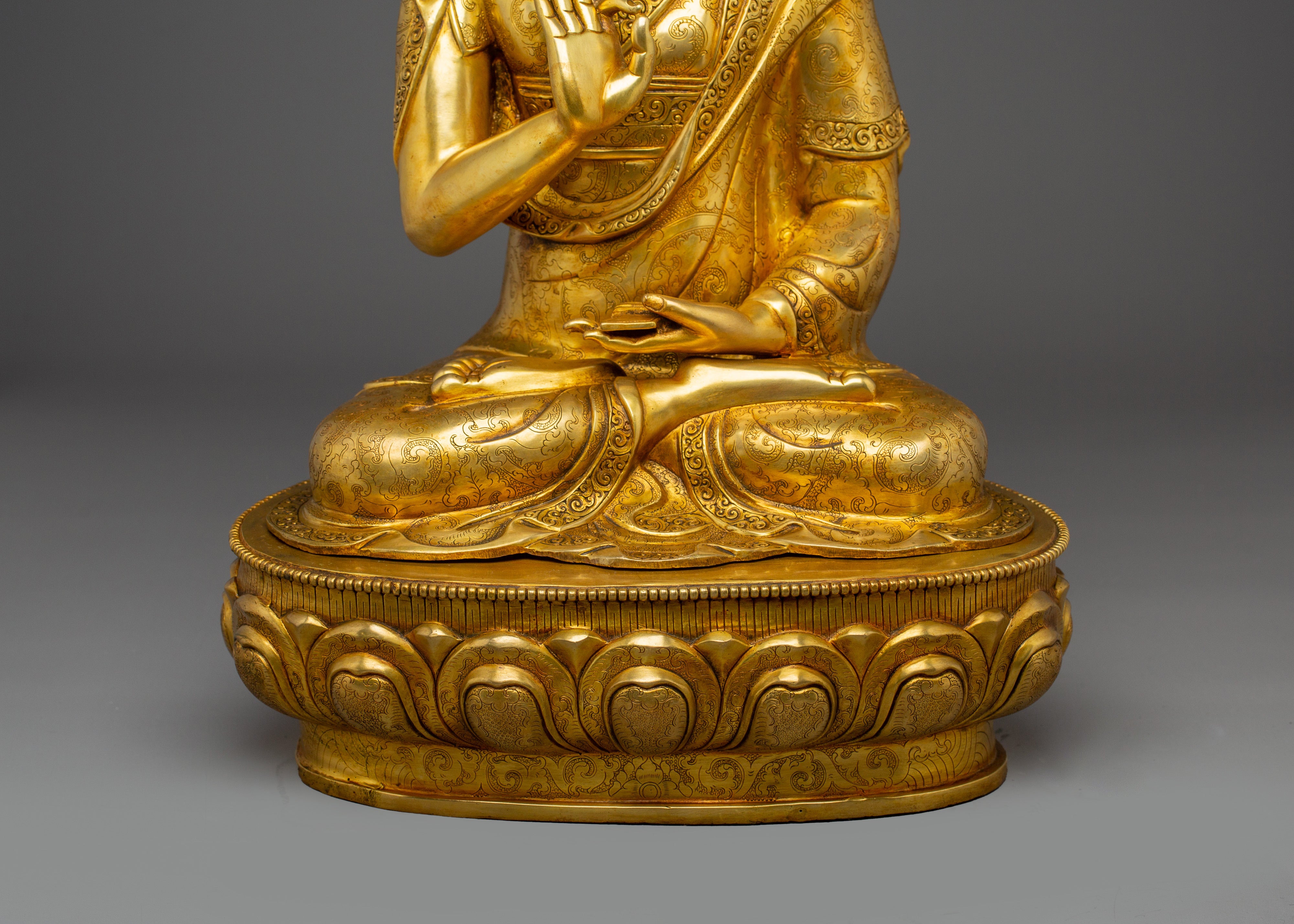 Tsongkhapa Statue set: Powerful Spiritual Artwork