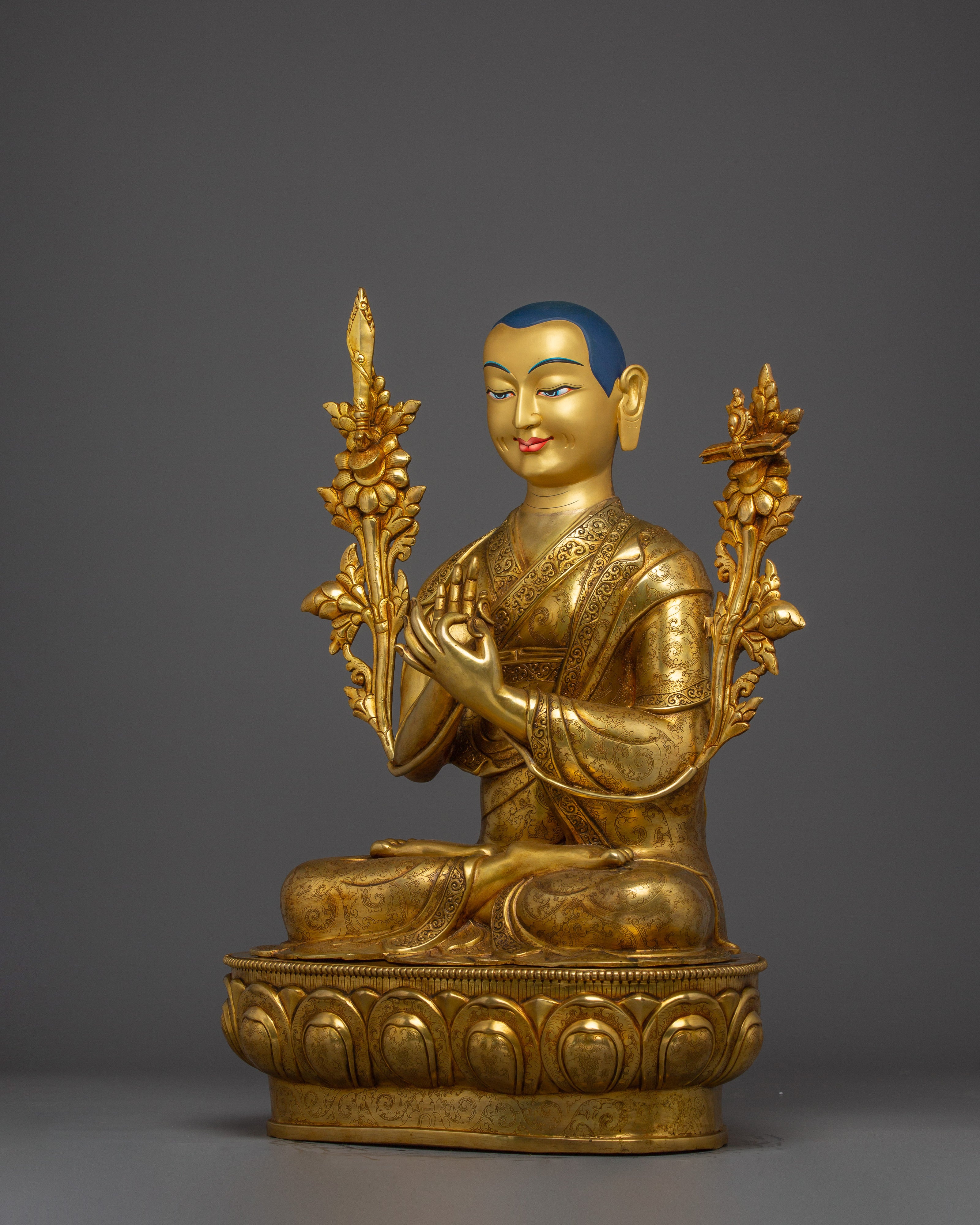 Tsongkhapa Statue set: Powerful Spiritual Artwork
