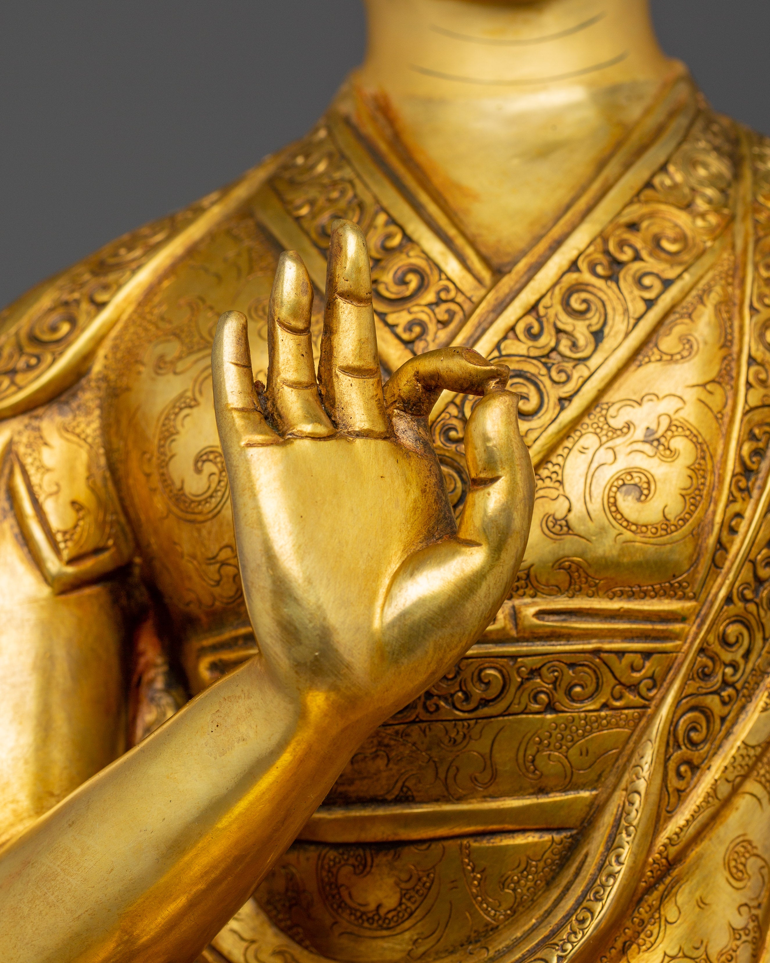 Tsongkhapa Statue set: Powerful Spiritual Artwork