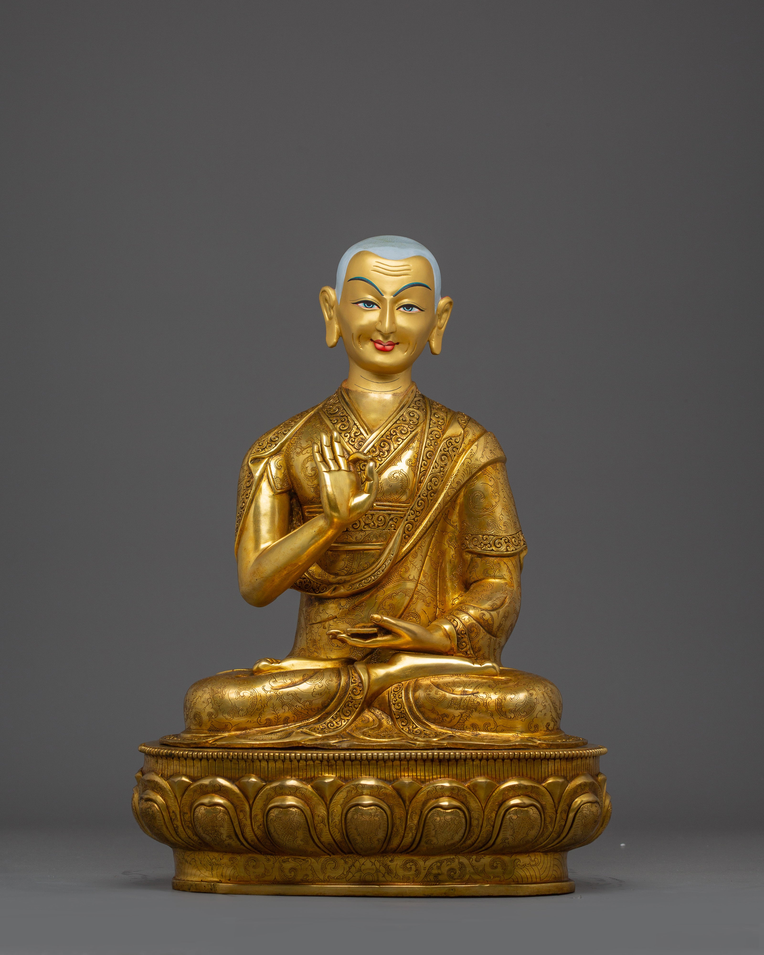 Tsongkhapa Statue set: Powerful Spiritual Artwork