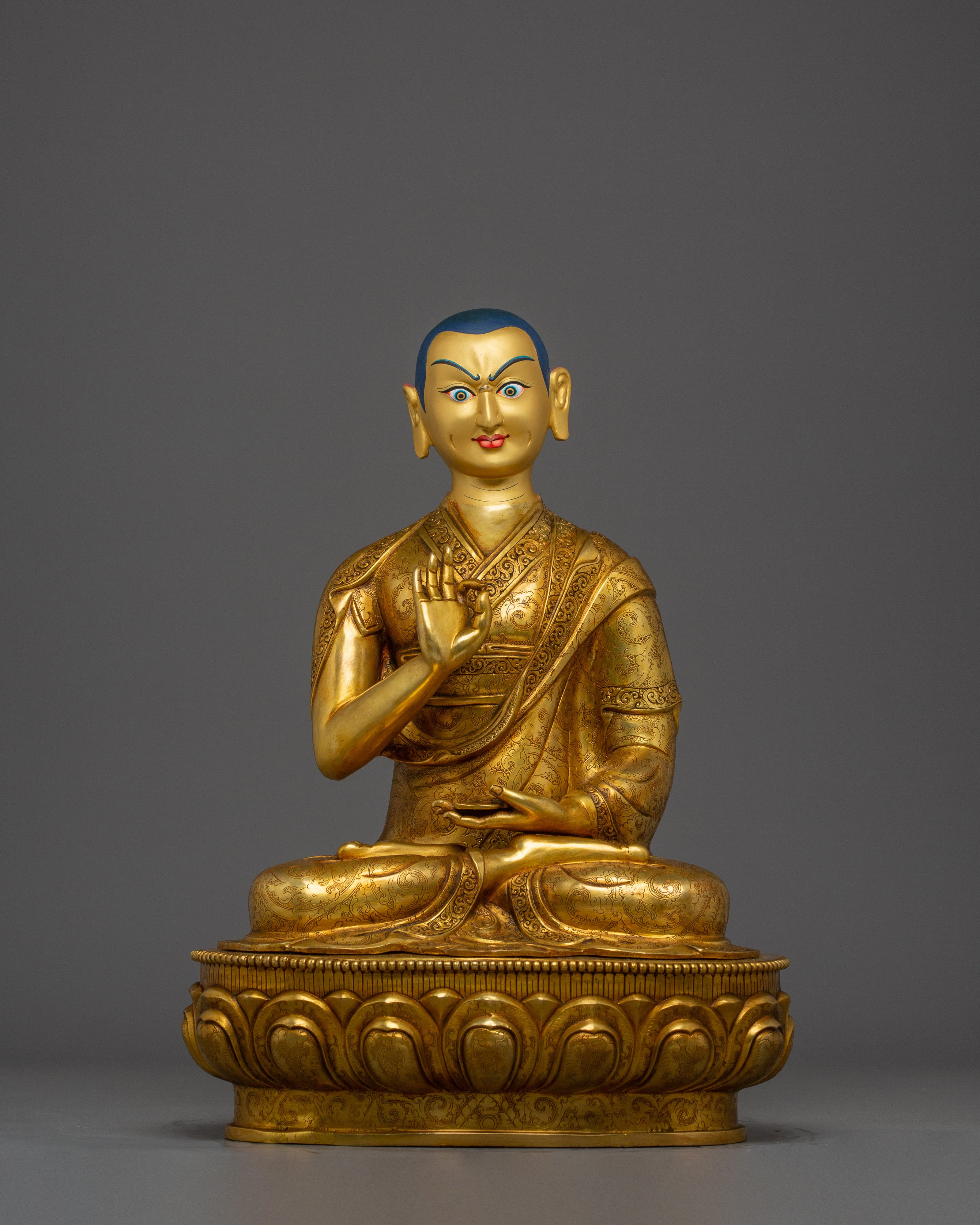 Tsongkhapa Statue set: Powerful Spiritual Artwork