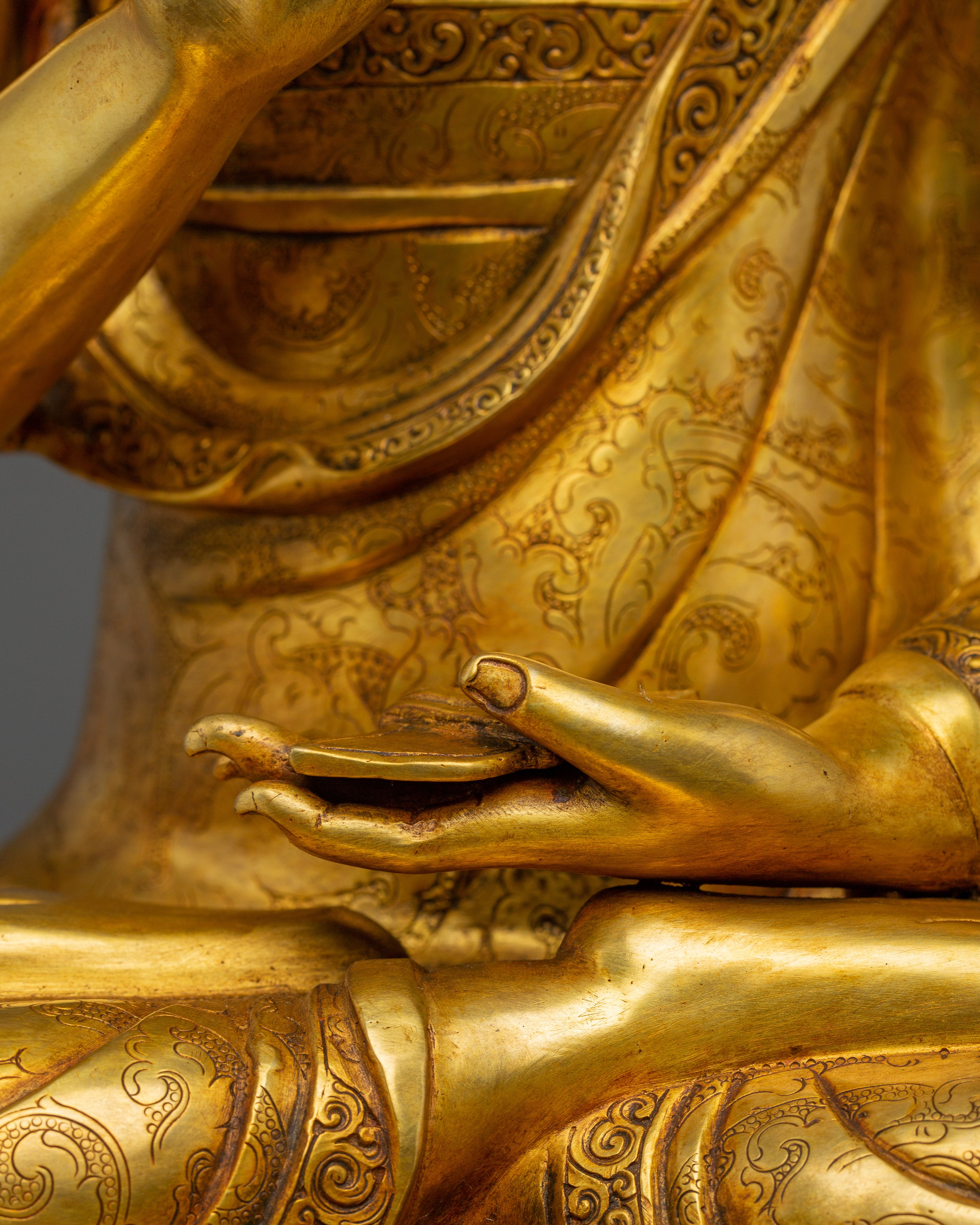 Tsongkhapa Statue set: Powerful Spiritual Artwork