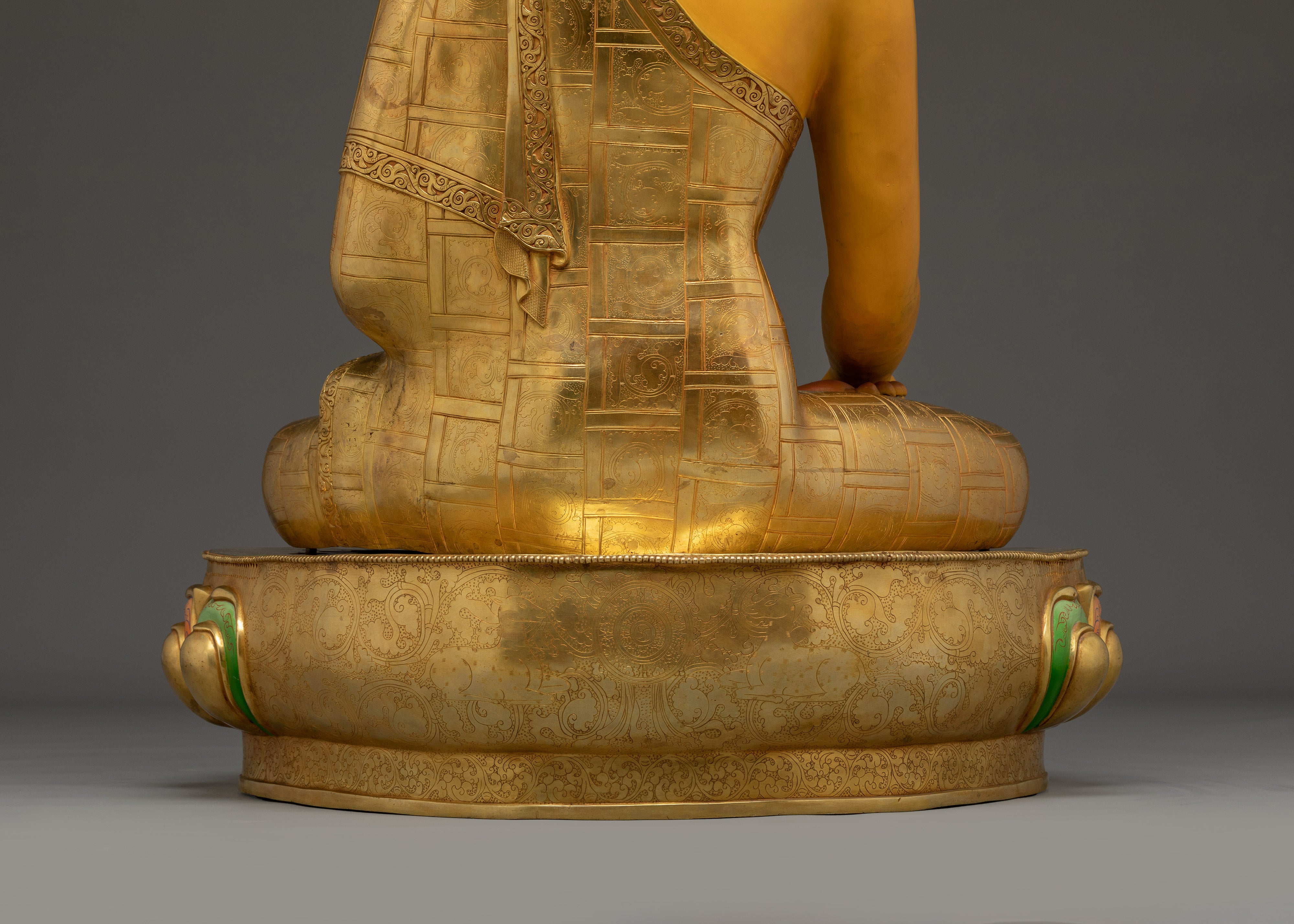 Enlightened Colourful Shakyamuni Buddha Sculpture | Historical Buddha