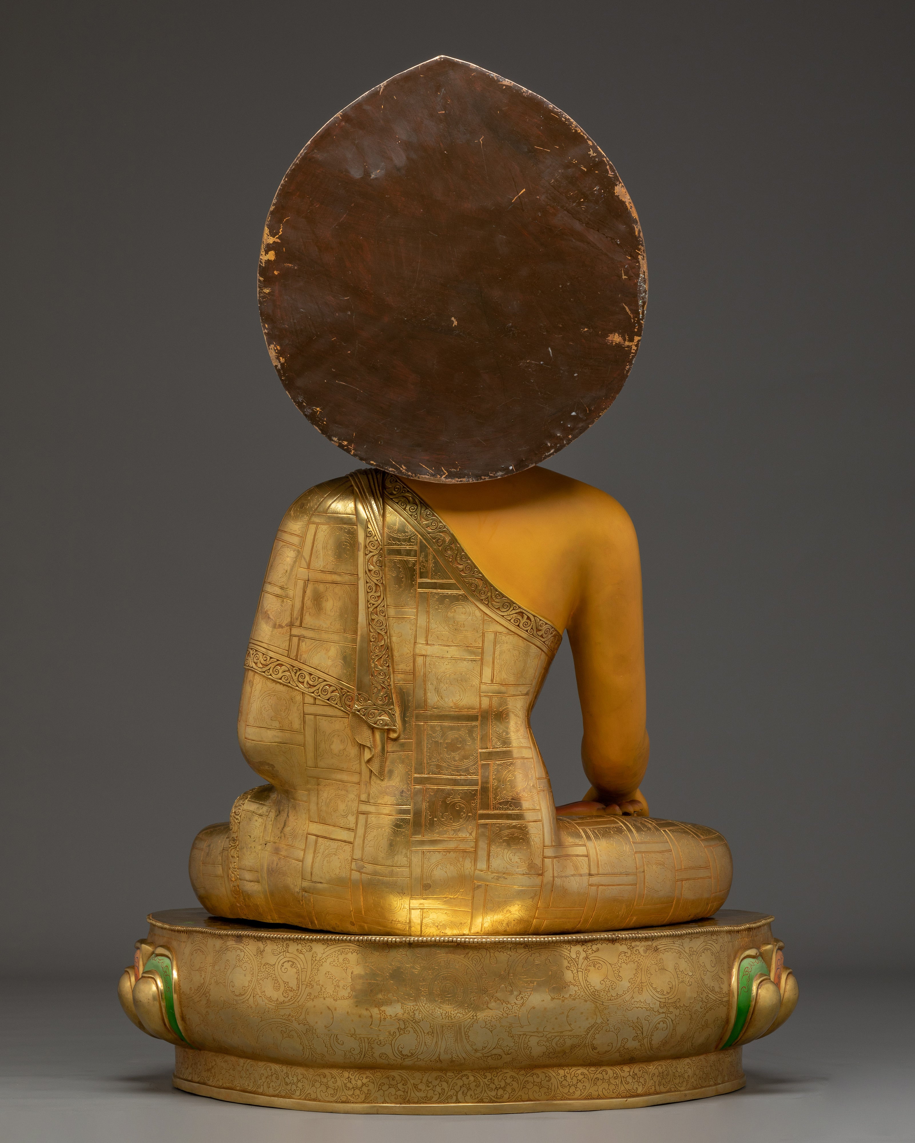 Enlightened Colourful Shakyamuni Buddha Sculpture | Historical Buddha