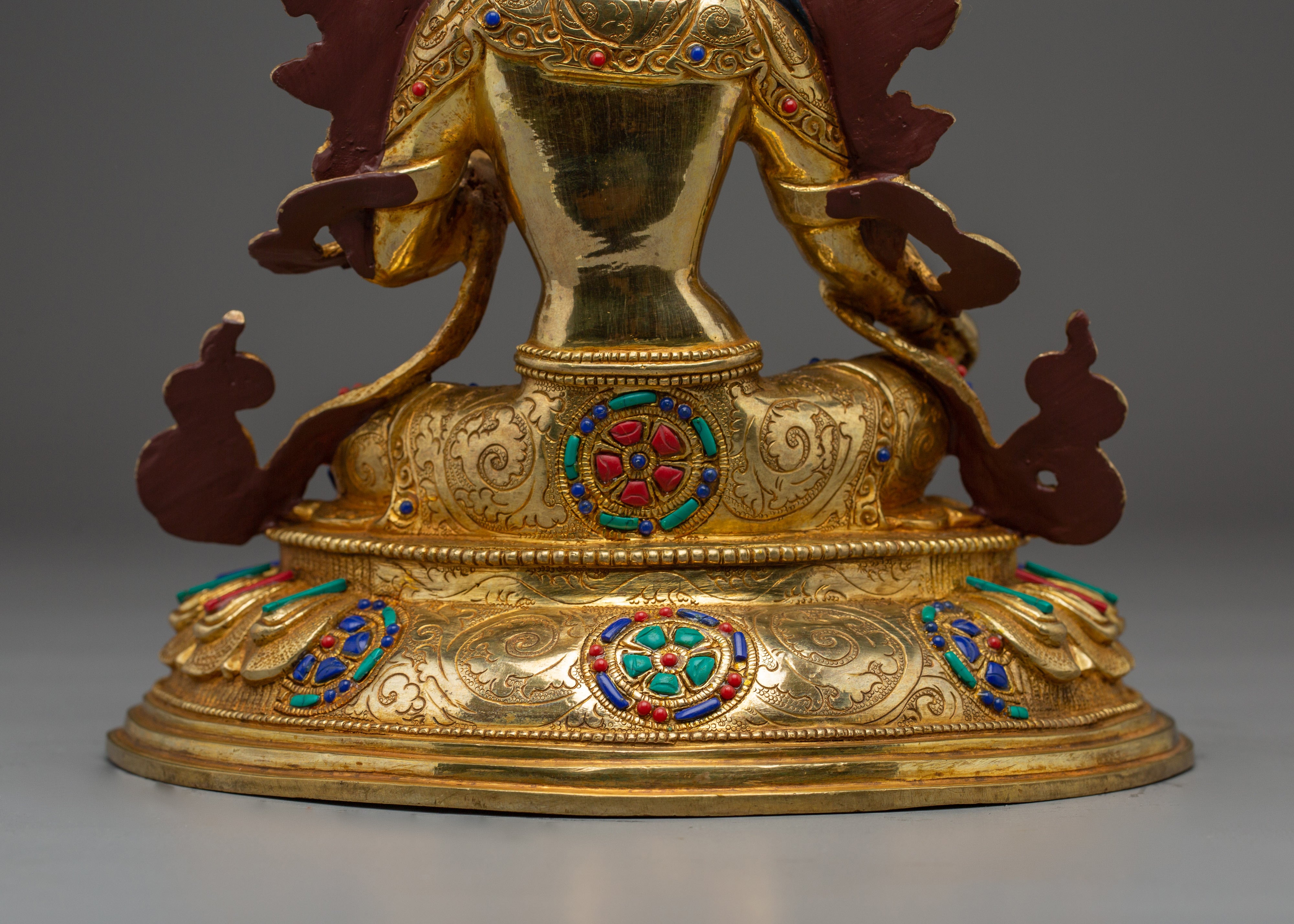 Handmade Buddhist Artwork of Green Tara | Goddess of Compassion
