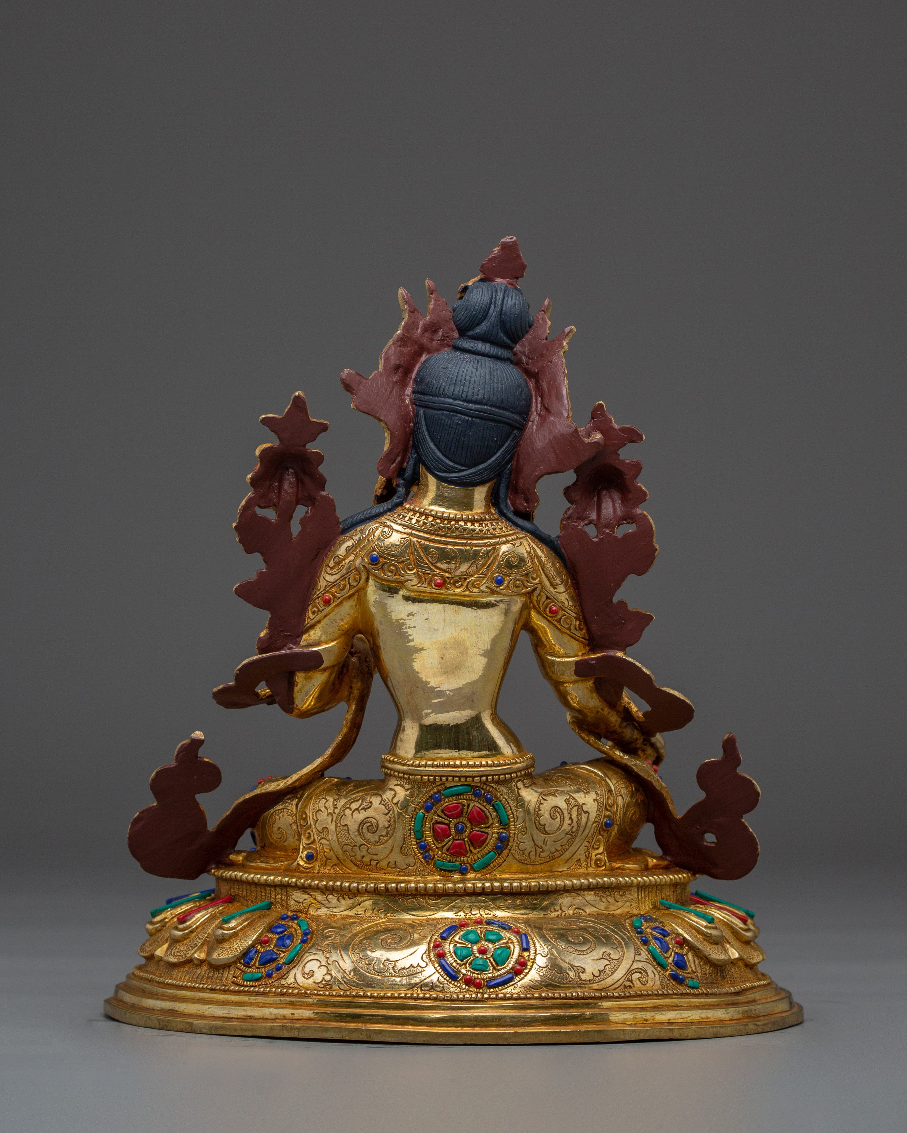 Handmade Buddhist Artwork of Green Tara | Goddess of Compassion