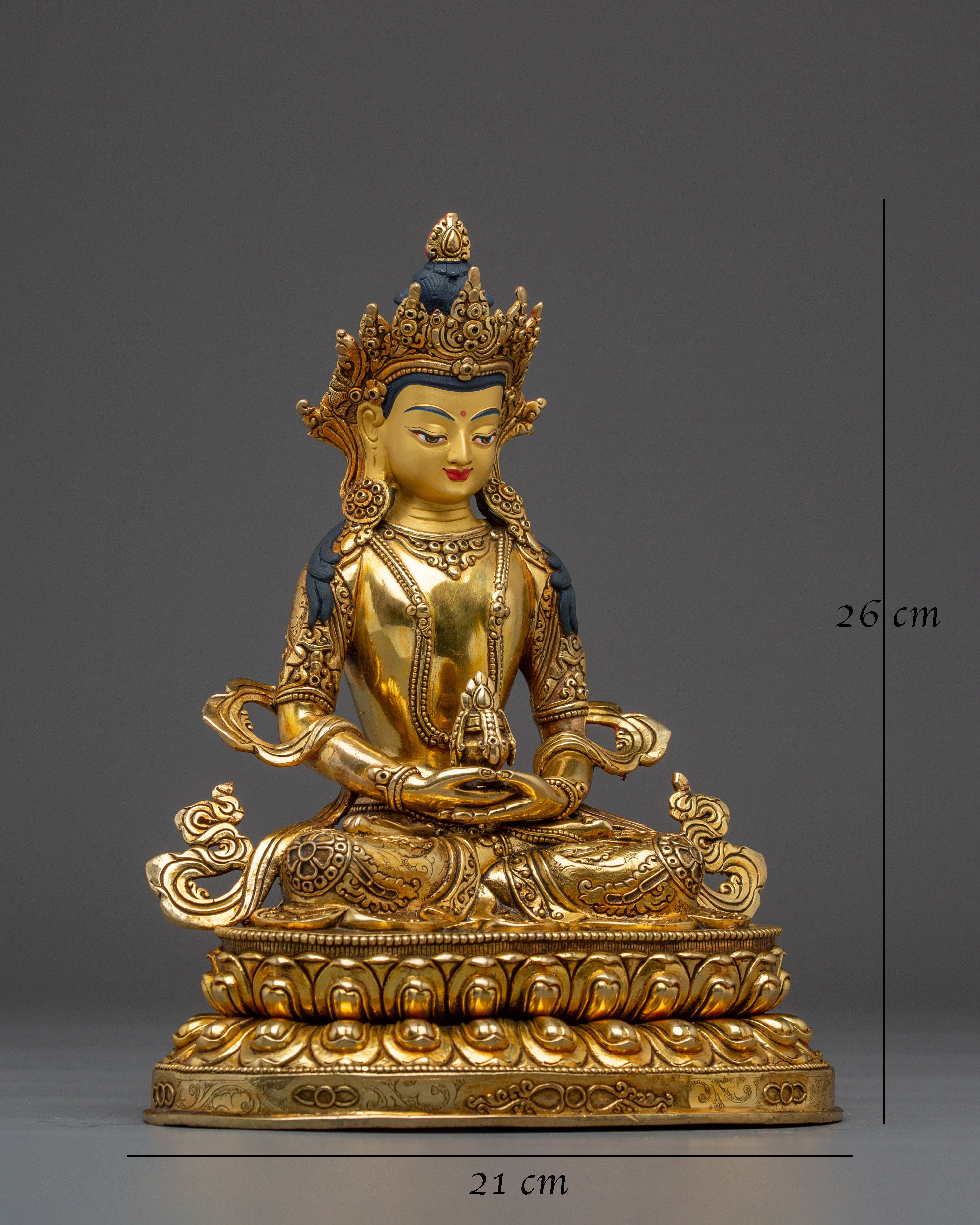 Handmade Golden Statue of Amitayus