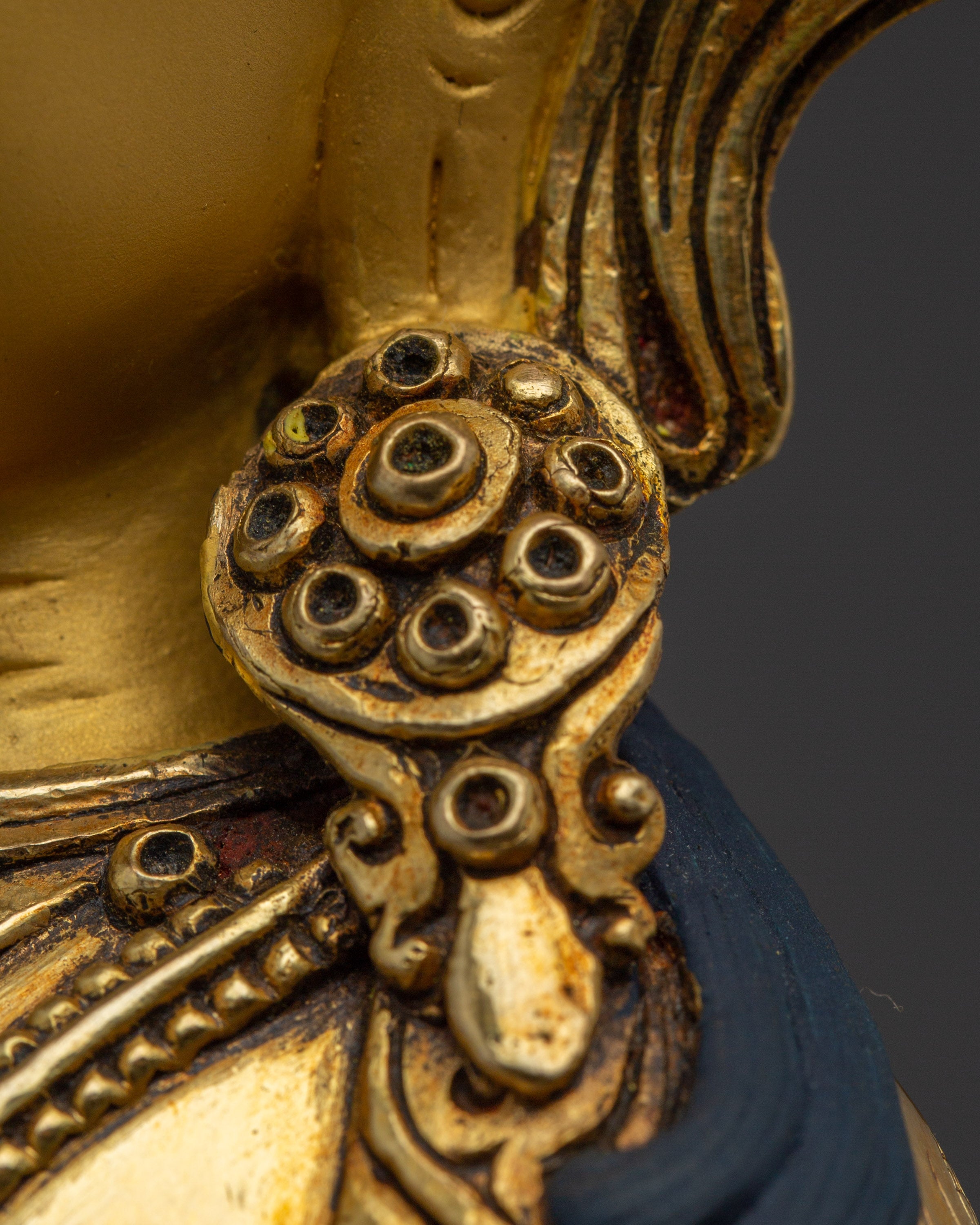Handmade Golden Statue of Amitayus | Buddha of Long-life