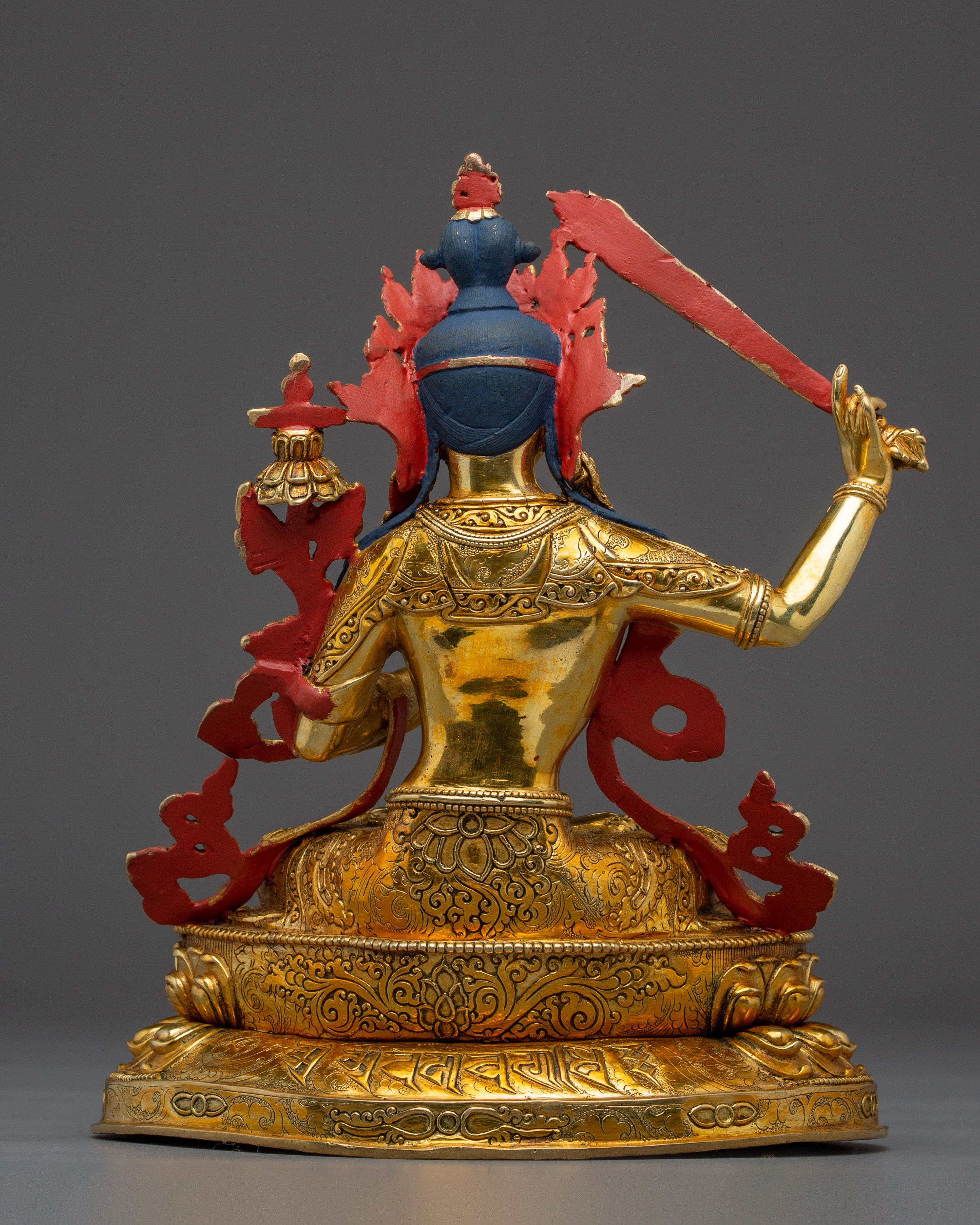 Radiant Wisdom Bodhisattva Manjushri Art | Buddhist Spiritual Statue